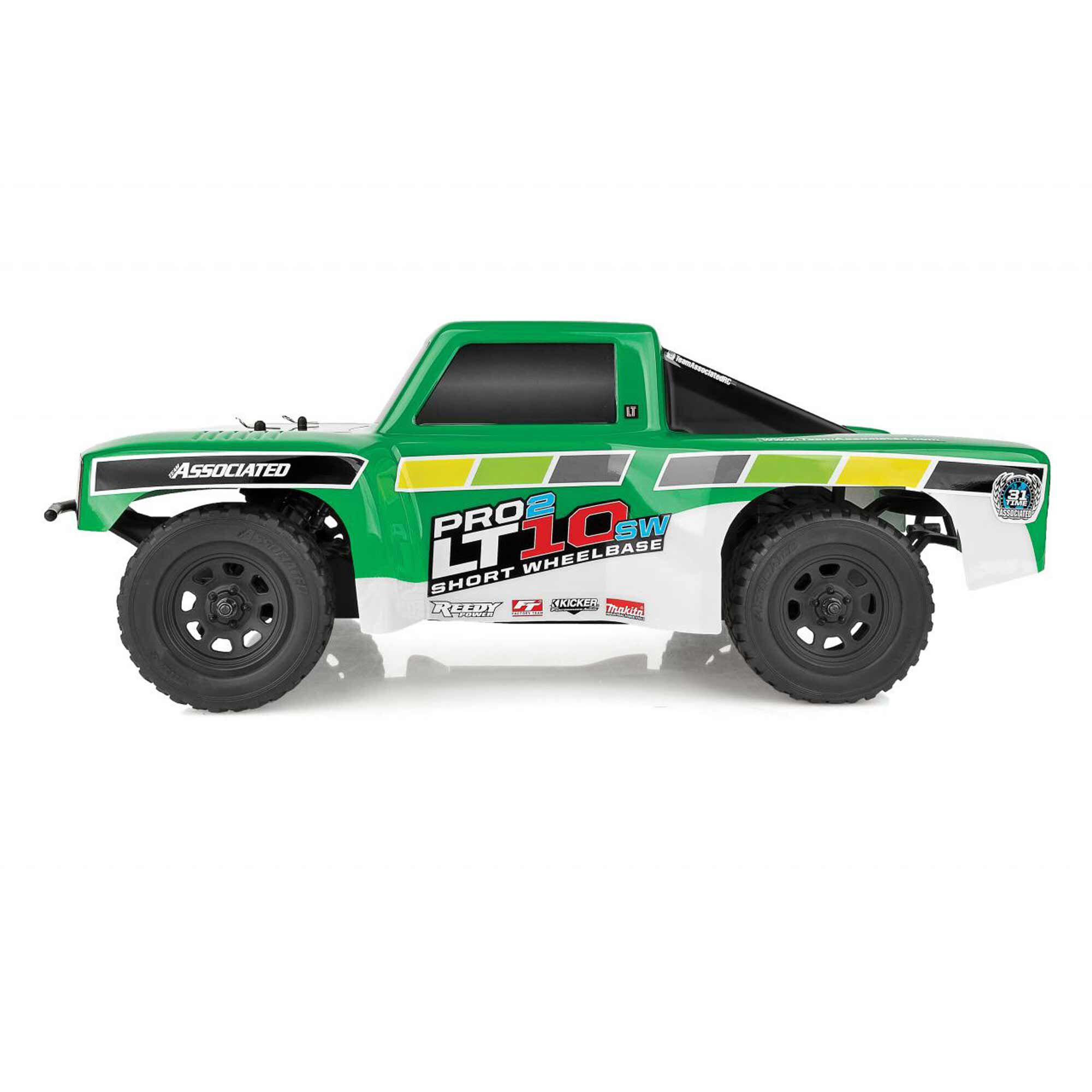 Team Associated 1/10 Pro2 LT10SW Short Course Truck RTR LiPo Combo, Green