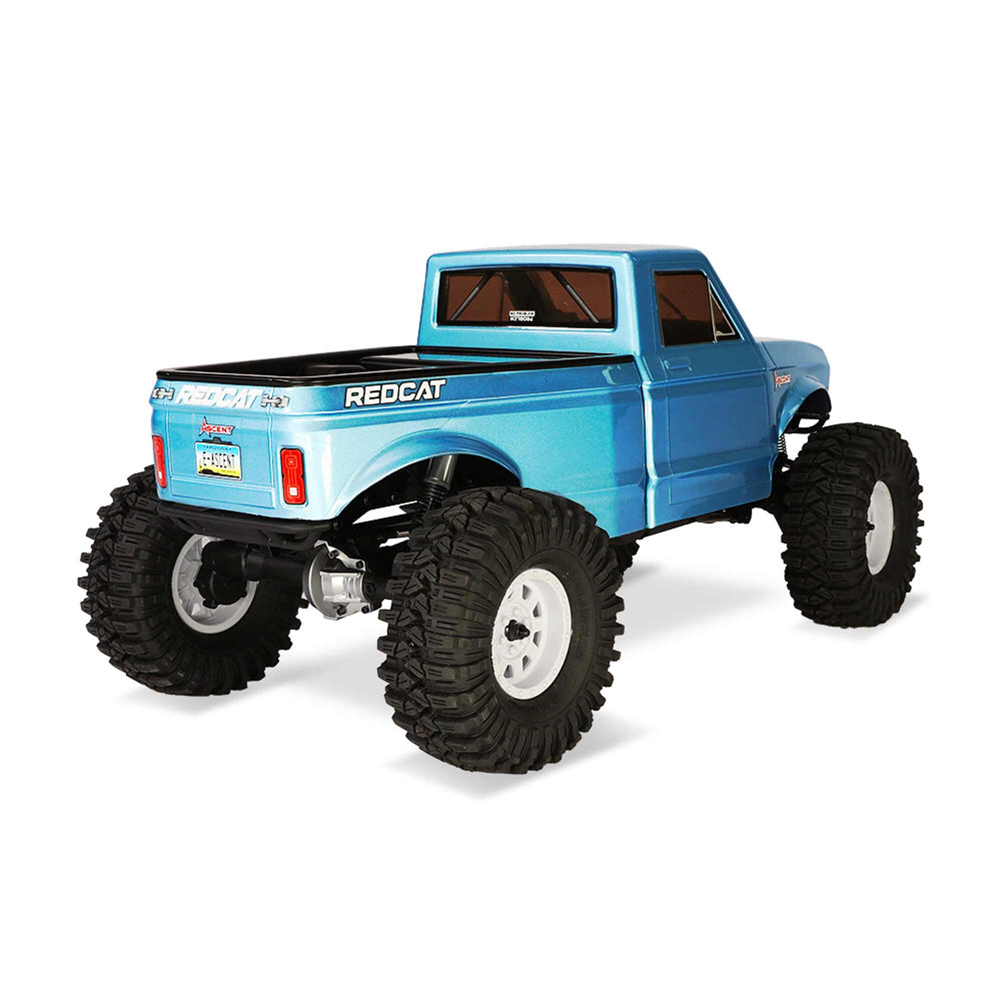 Redcat Racing 1/10 Ascent LCG Two-Piece Pinched & Dovetailed Body Rock Crawler RTR, Blue