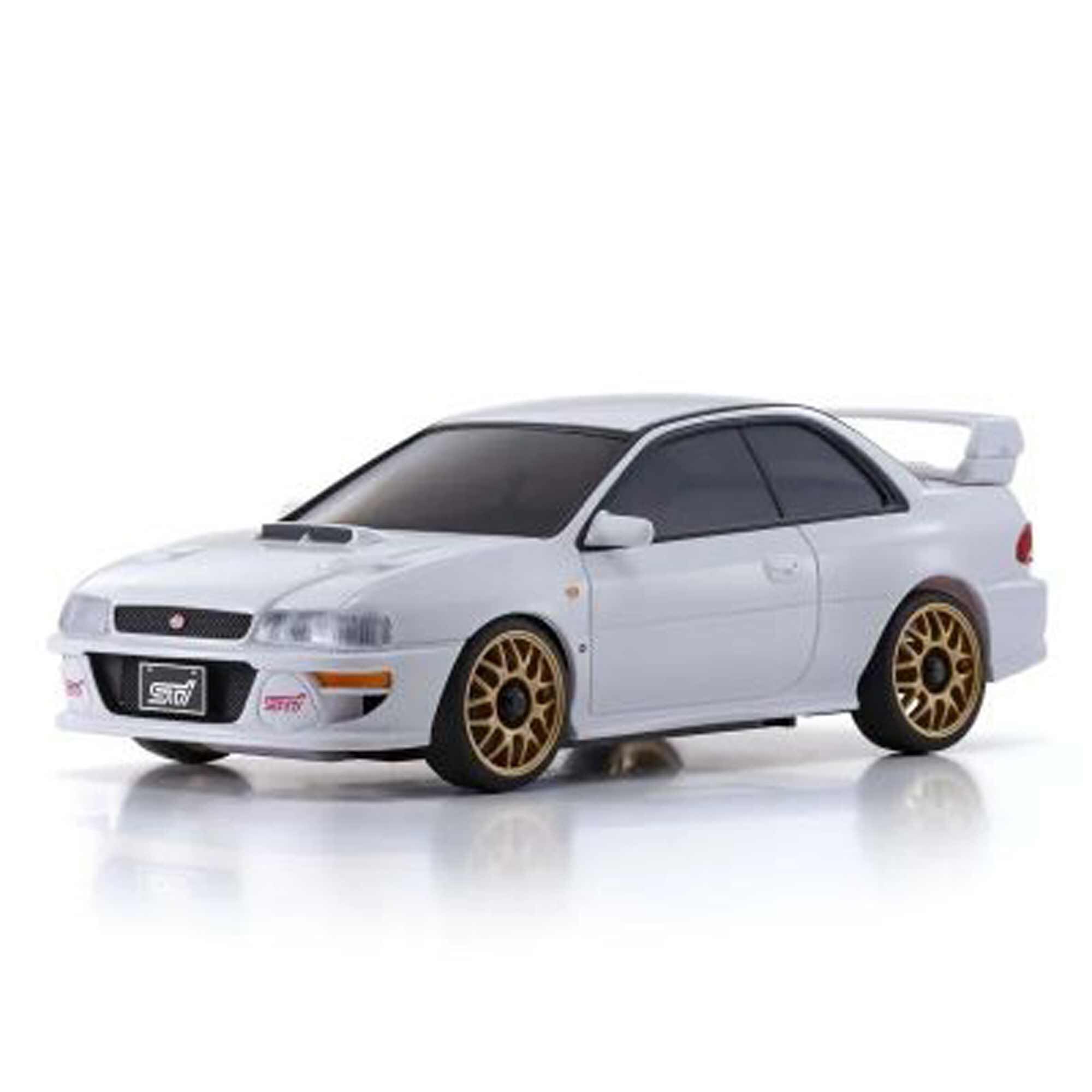 Kyosho 1/28 Subaru Inpreza 22B-STi MINI-Z AWD RTR, White