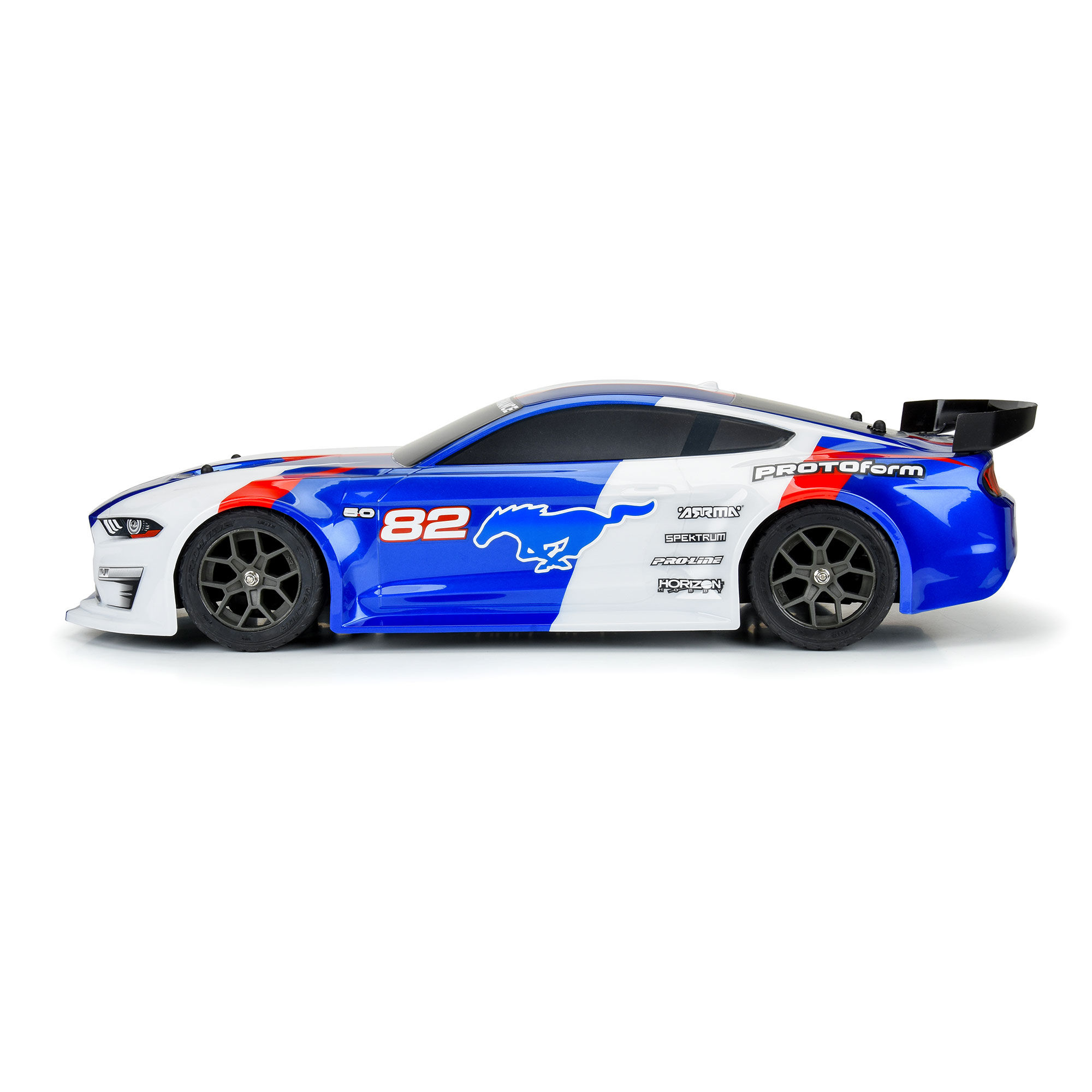 PROTOform 1/8 2021 Ford Mustang Painted Body (Blue): Vendetta & Infraction 3S