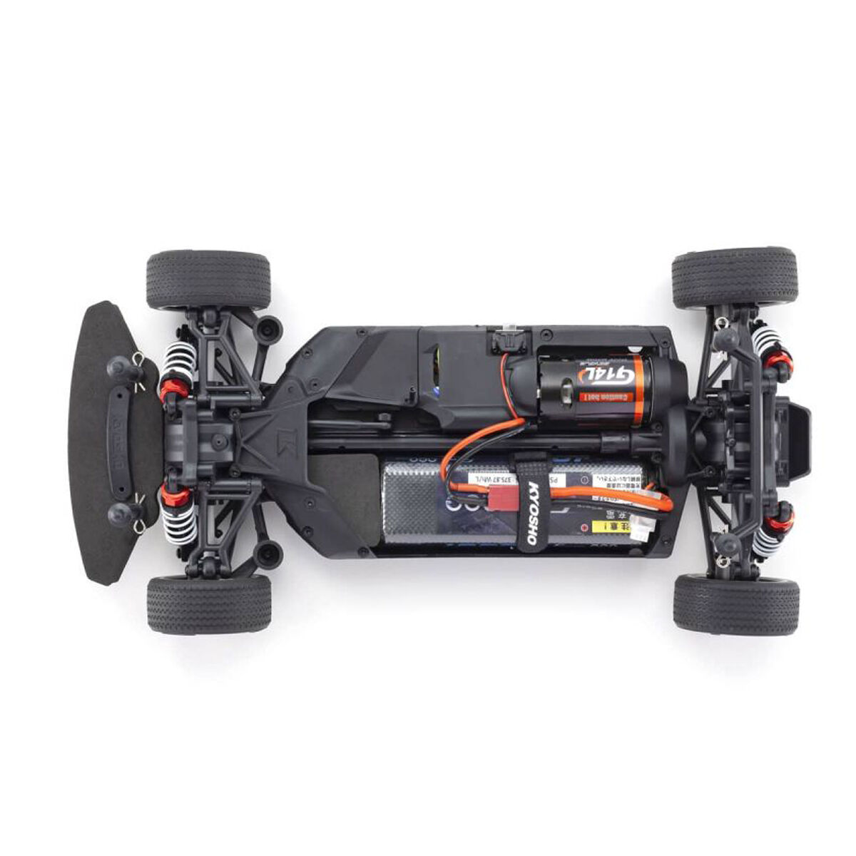 Kyosho 1/10 1969 Chevy El Camino Fazer Mk2 FZ02L Brushed 4x4 On-Road Touring RTR, Tuxedo Black