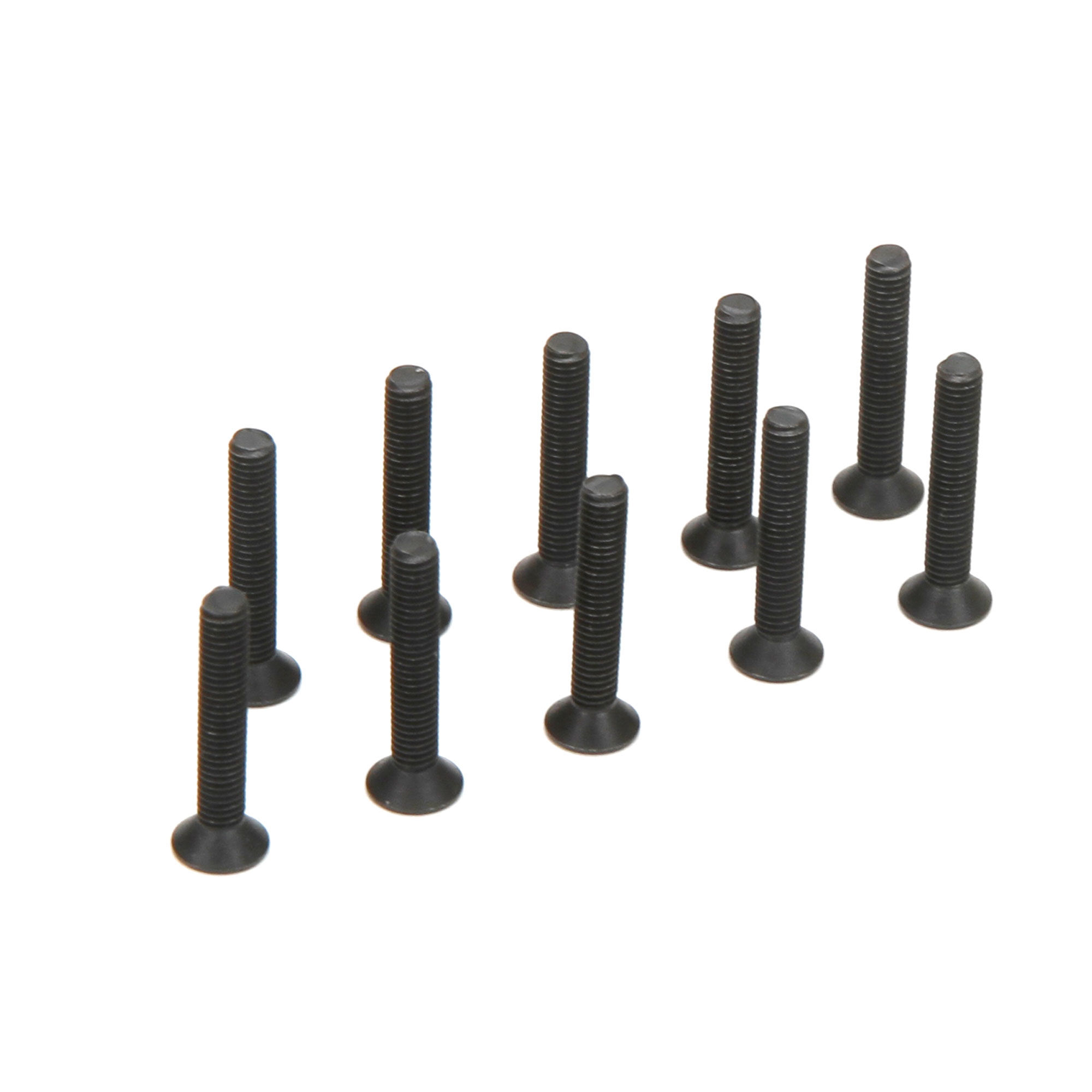 Team Losi Racing Flat Head Screws, M3 x 18mm (10)