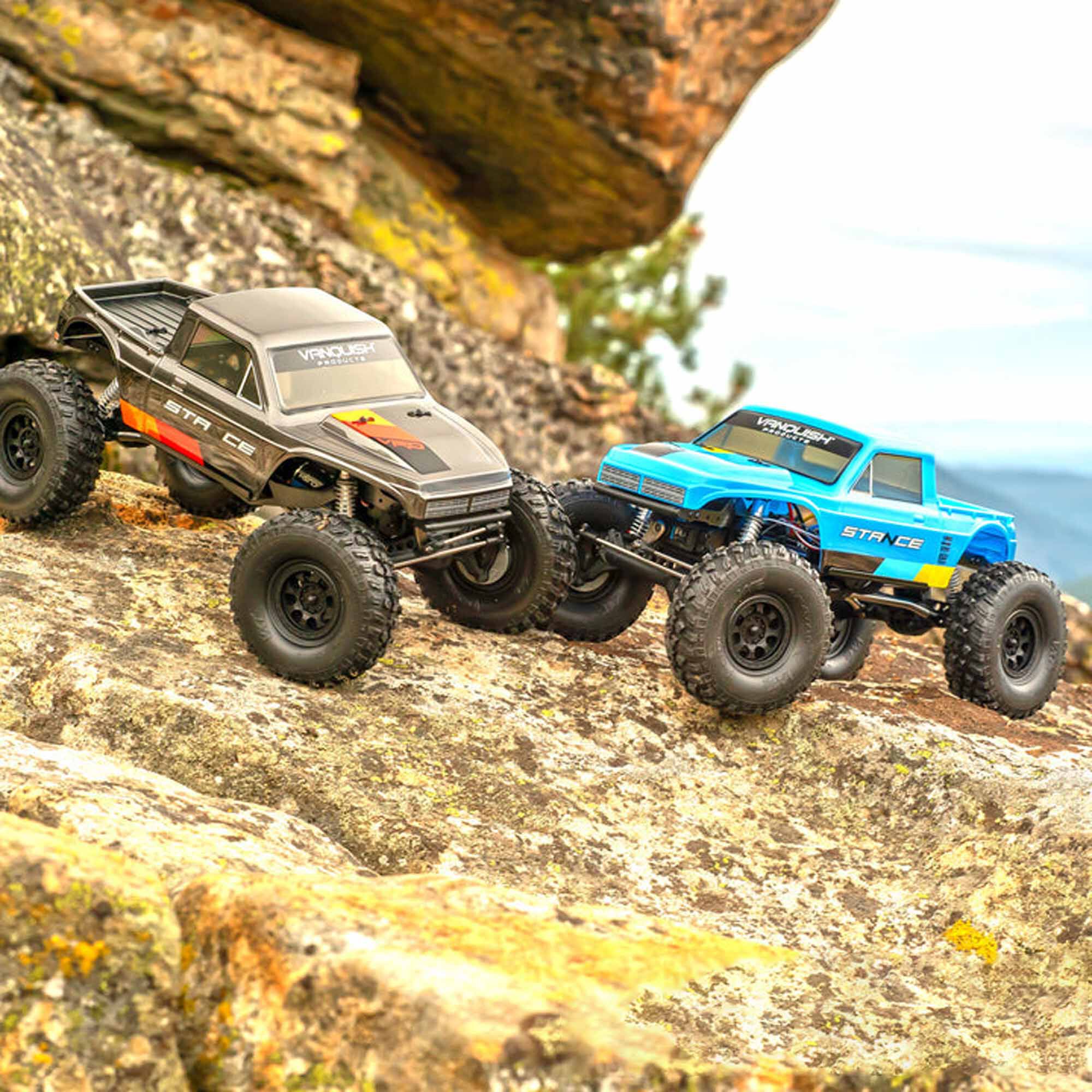 Vanquish Products 1/10 VRD Stance Brushed Rock Crawler RTR, Progress Blue