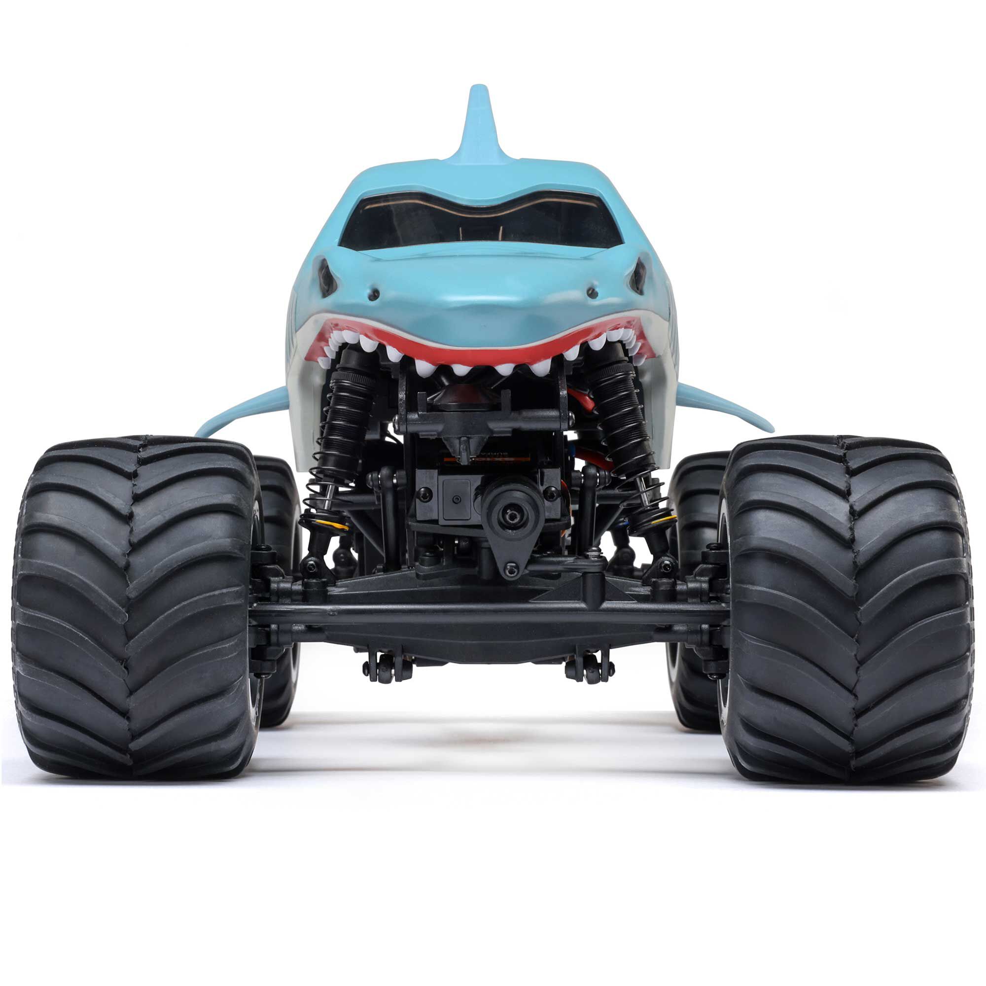 Losi 1/18 Mini LMT Megalodon 2S 4X4 RTR Brushed Monster Truck (Battery & Charger Included), Blue