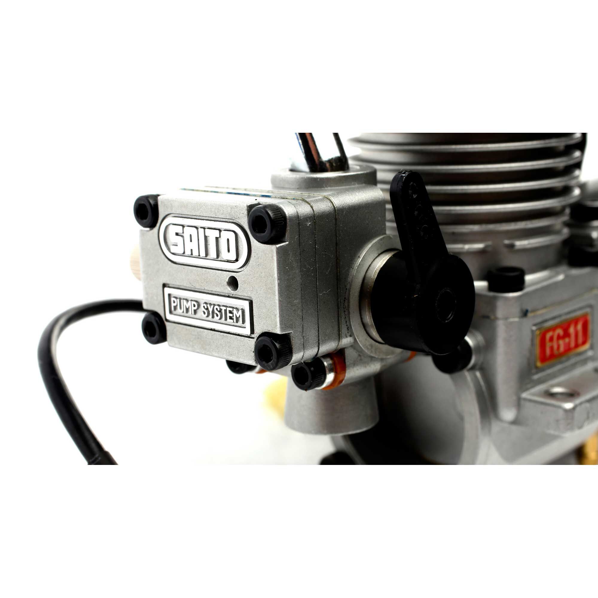 Saito Engines FG-11 11cc Single Cylinder 4-Stroke Gas Engine: BZ