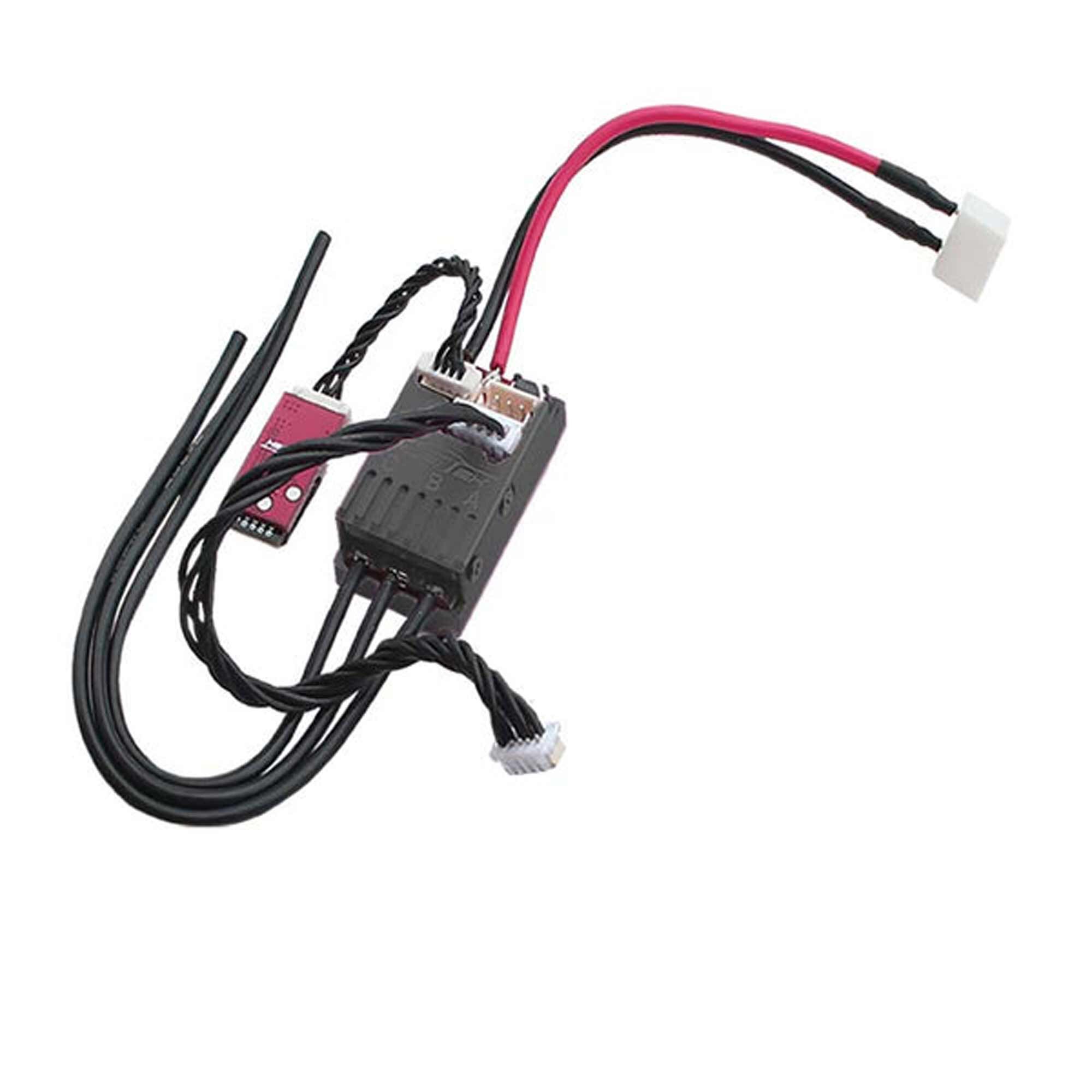 Furitek Cyclos 2S Lipo 20A/40A Brushless Sensored ESC with Bluetooth, Aluminum Black Case: Drift/Race