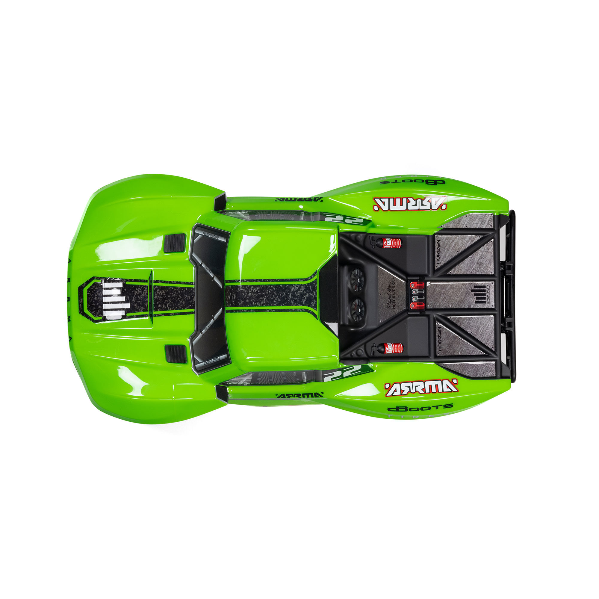 ARRMA 1/10 FURY 2WD RTR Brushed Short Course Truck, Green