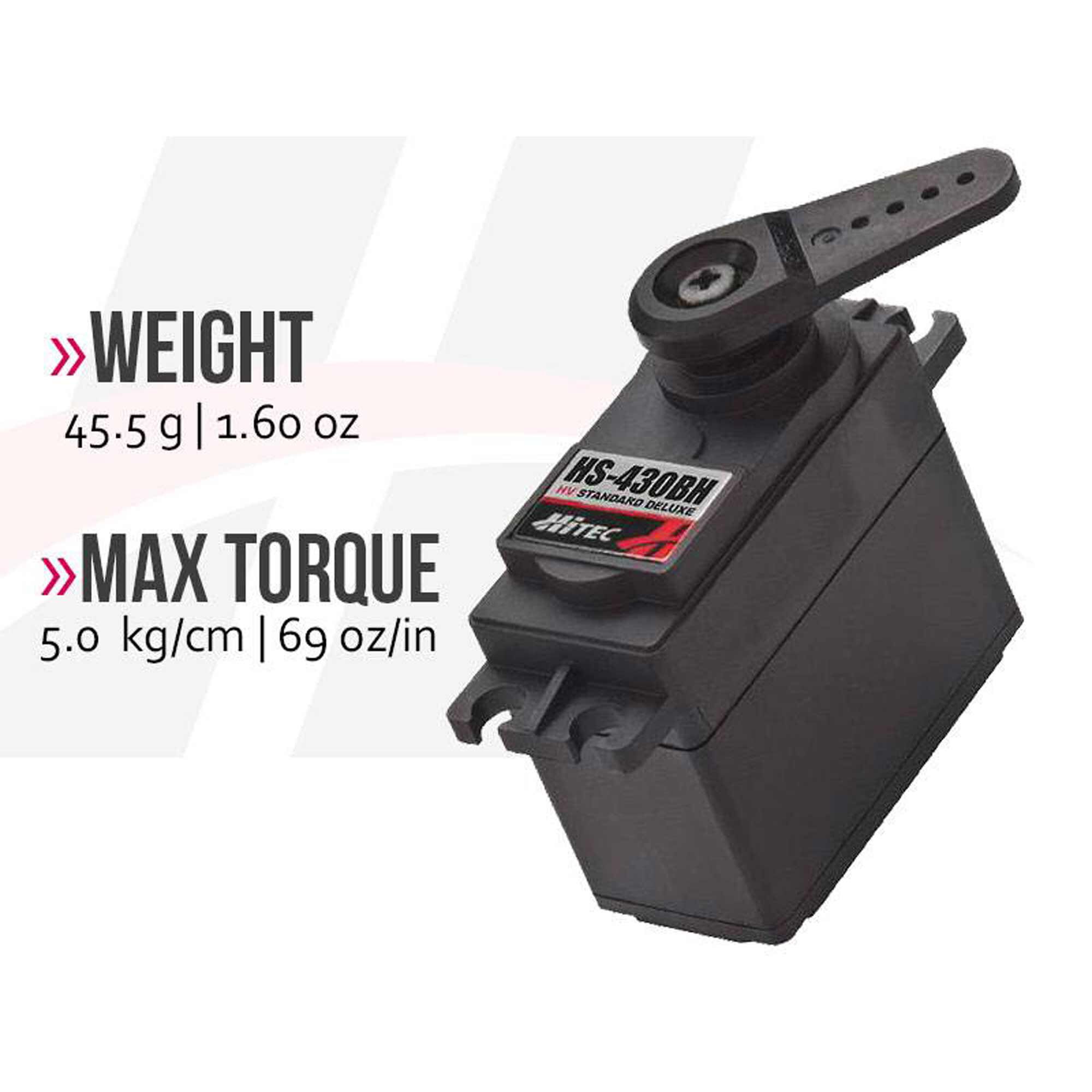 Hitec RCD Inc. HS-430BH Standard Analog HV Deluxe Servo