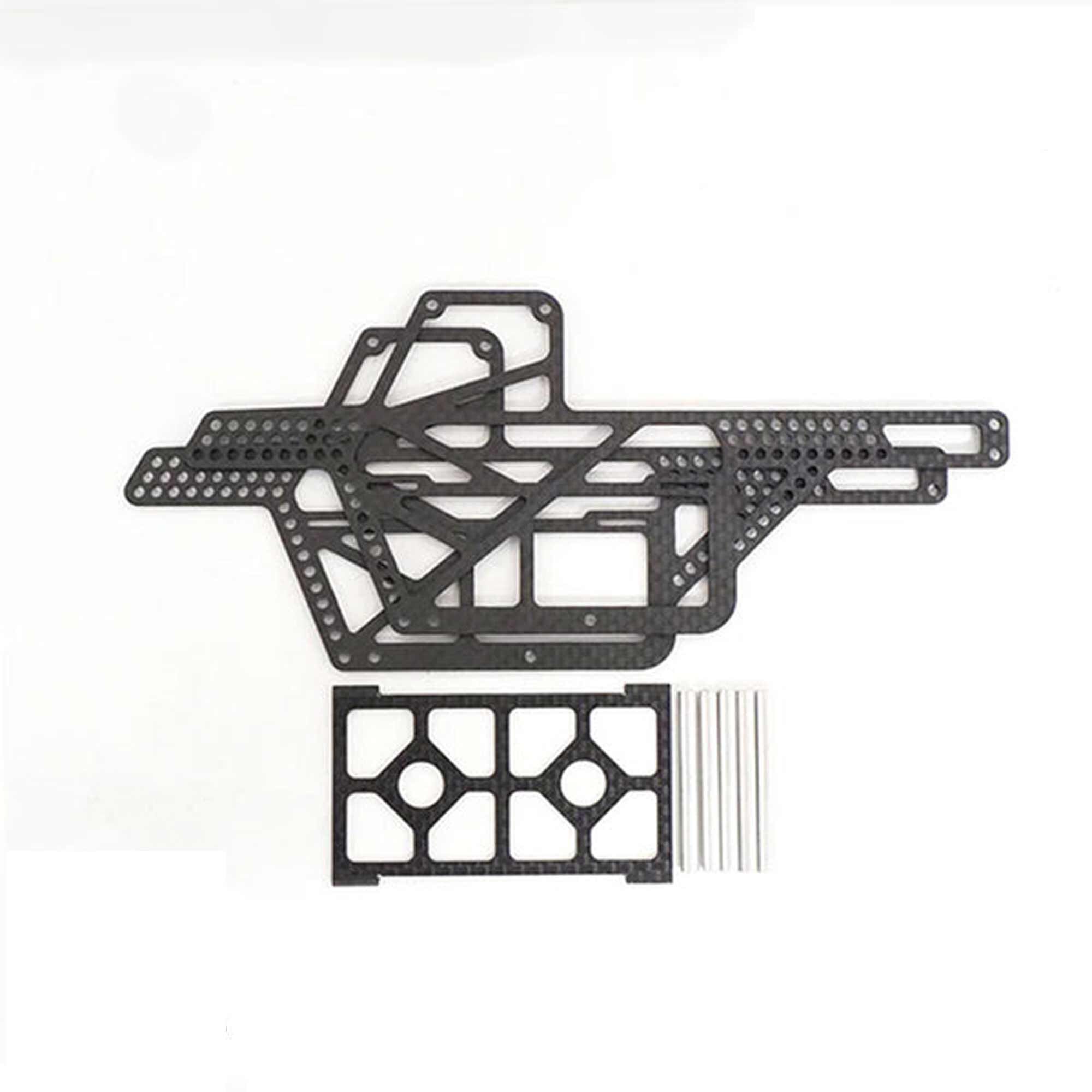 Furitek Rampart Frame Kit Carbon Version: TRX-4M
