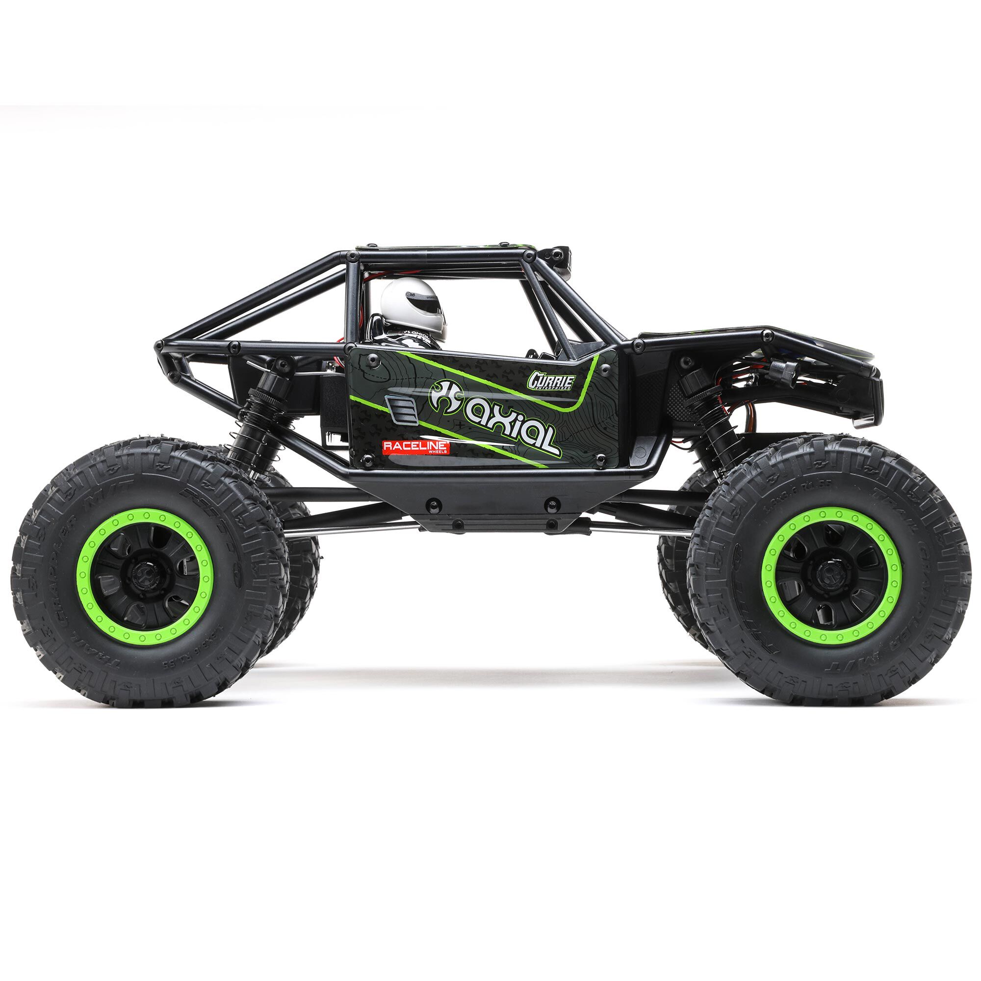 Axial 1/18 UTB18 Capra 4X4 RTR Brushed Rock Crawler (Battery & Charger Included), Black