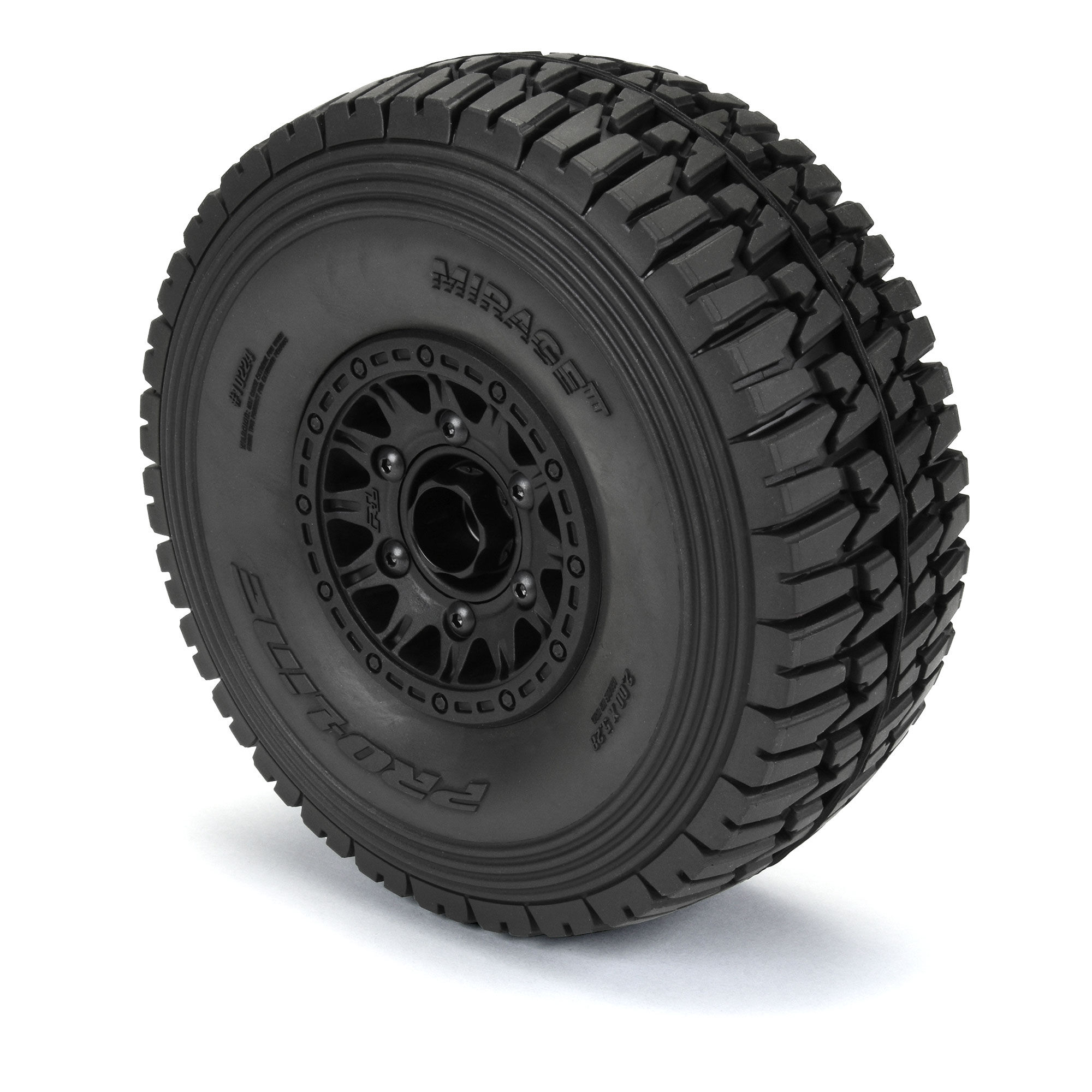 Pro-Line Racing 1/7 Mirage TT BELTED F/R Tires MTD 17mm Blk Raid (2): Mojave 6S, UDR