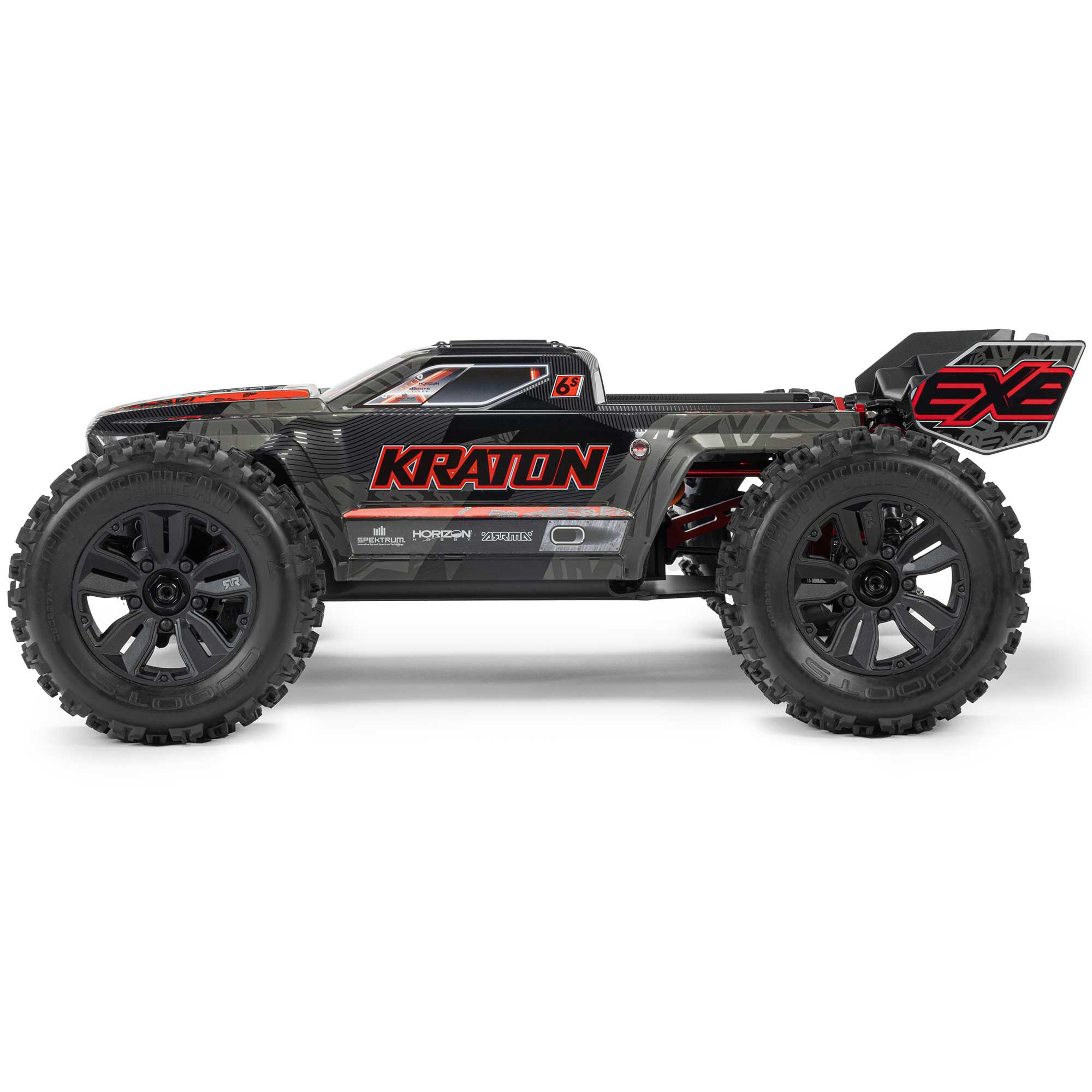 ARRMA 1/8 KRATON 6S EXB 4X4 RTR Brushless Speed Truck, BLACK