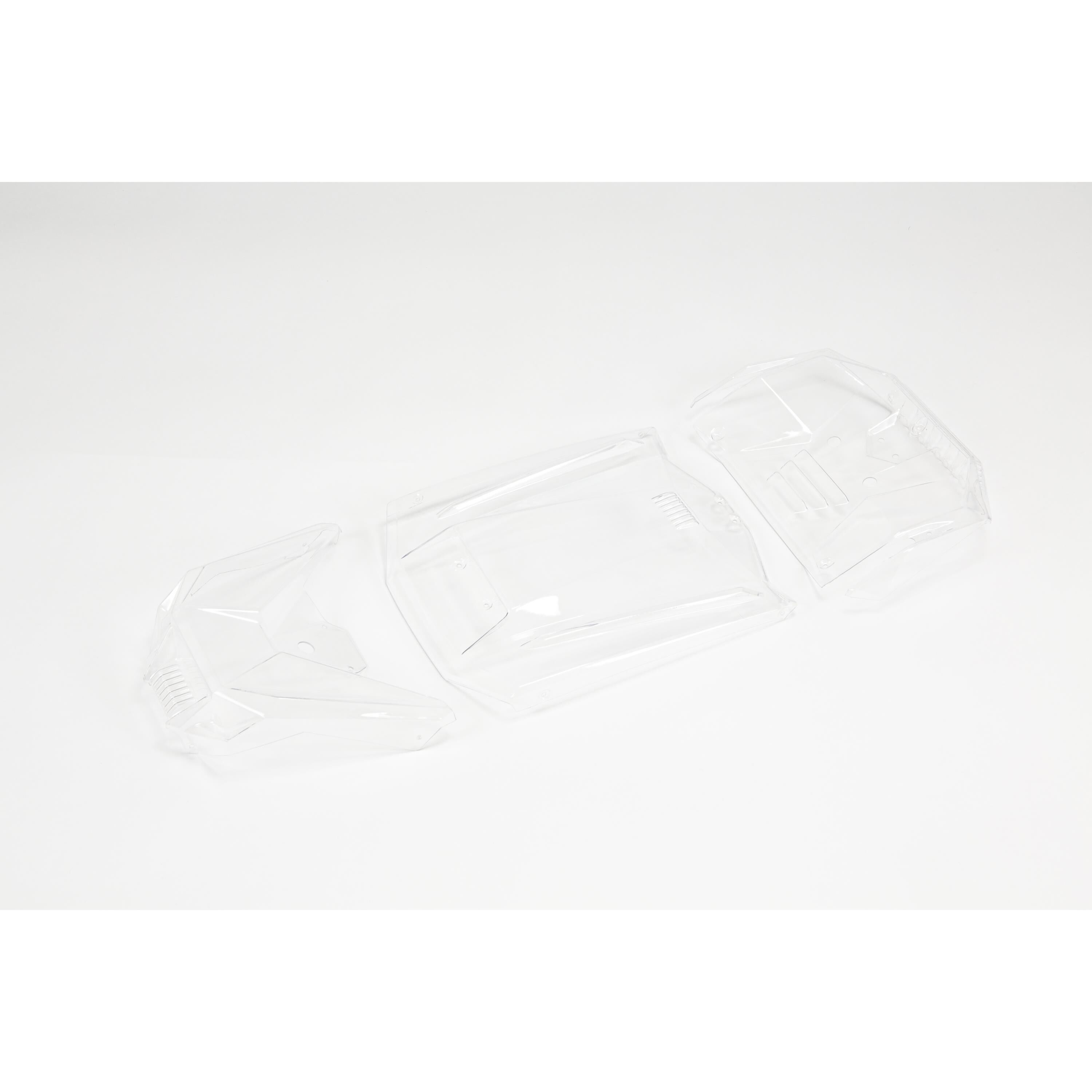 ARRMA 1/7 Exterior Body Panel Set, Clear: FIRETEAM
