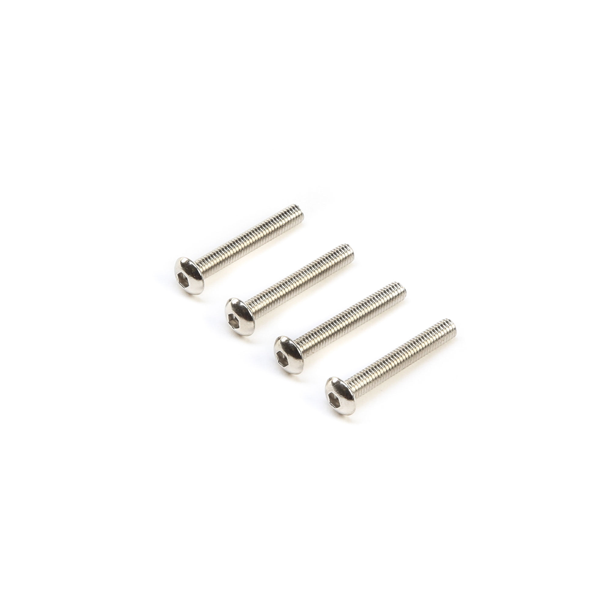 Team Losi Racing Left Hand Button Head Screws M3x20mm (4)