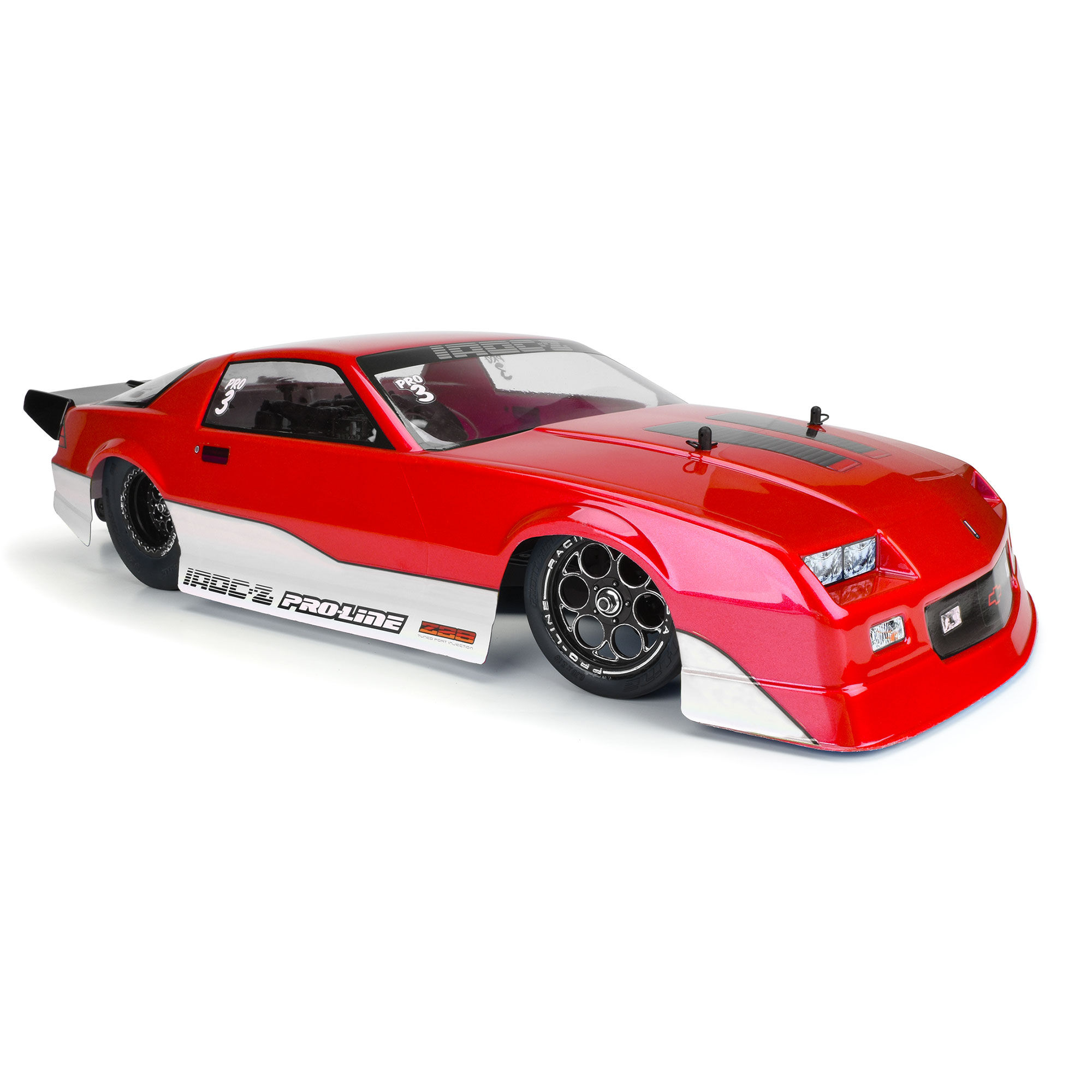 Pro-Line Racing 1/10 Pre-Cut 1985 Chevy Camaro IROC-Z Clear Body: 22S Drag Car