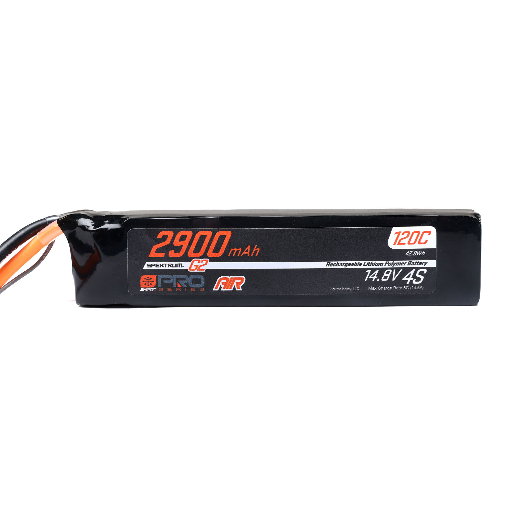 Spektrum Accessories 14.8V 2900mAh 4S 120C Smart G2 Pro Air LiPo Battery: IC3
