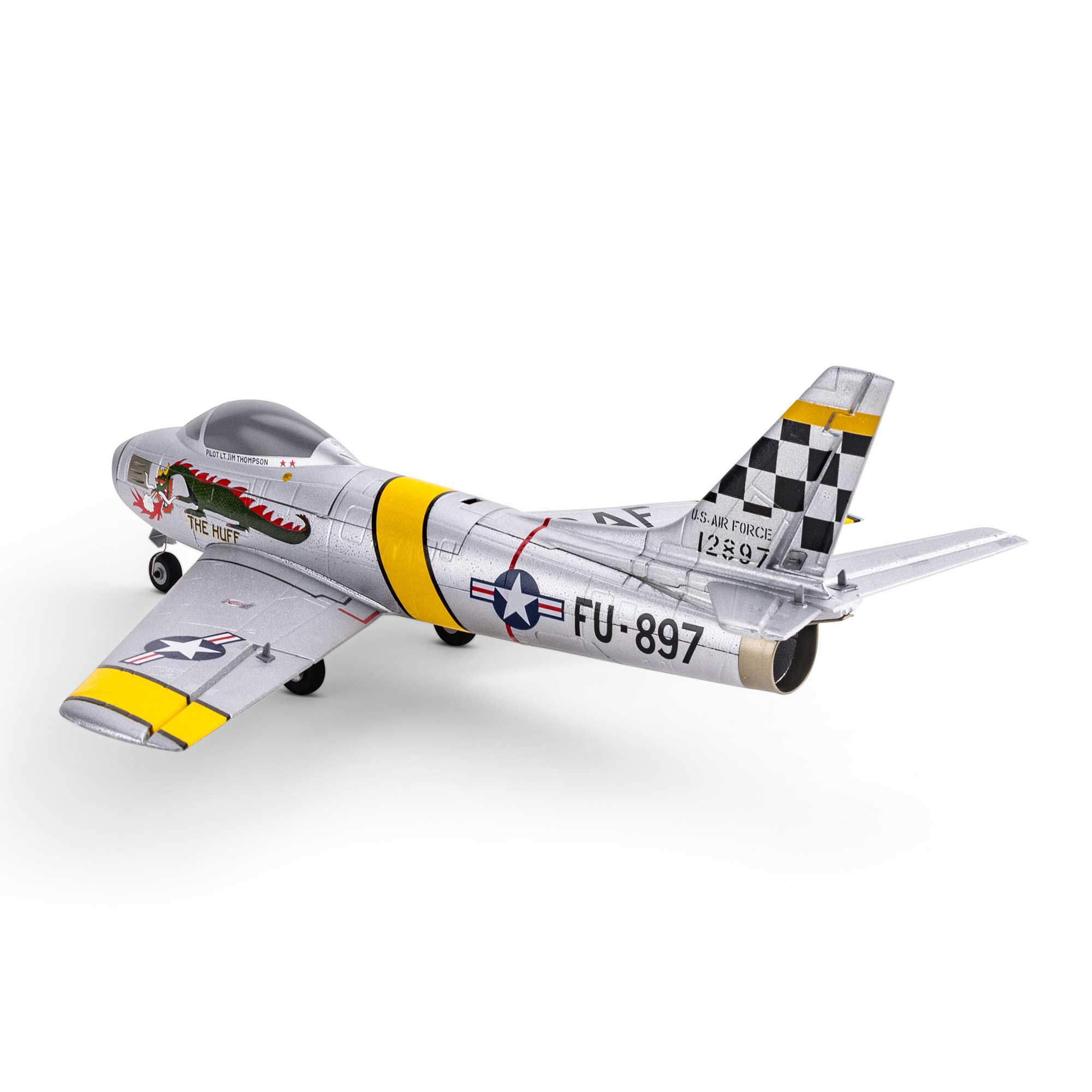 E-flite UMX F-86 Sabre 30mm EDF Jet BNF Basic with AS3X and SAFE Select