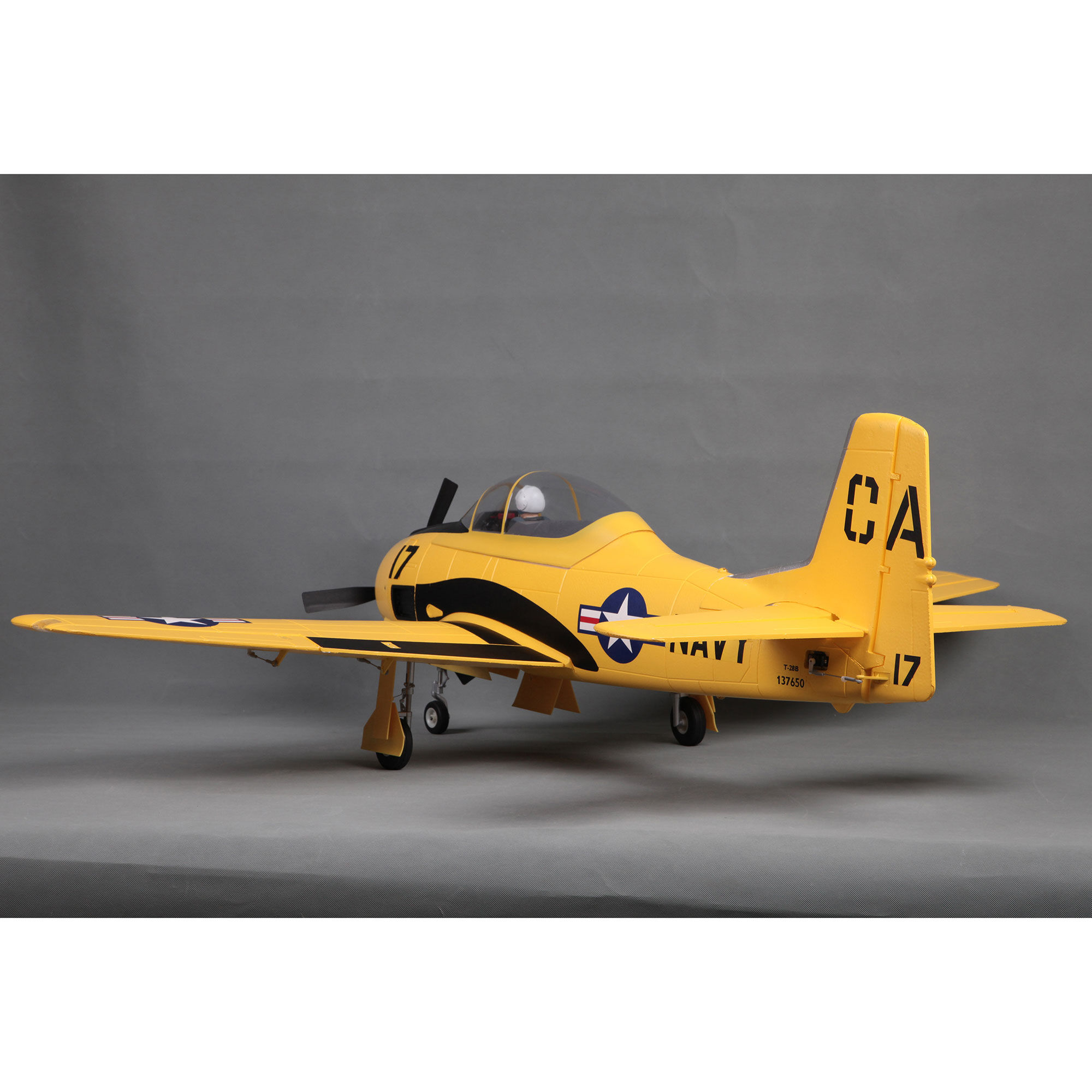 FMS T-28D Trojan V4 Yellow PNP, 1400mm