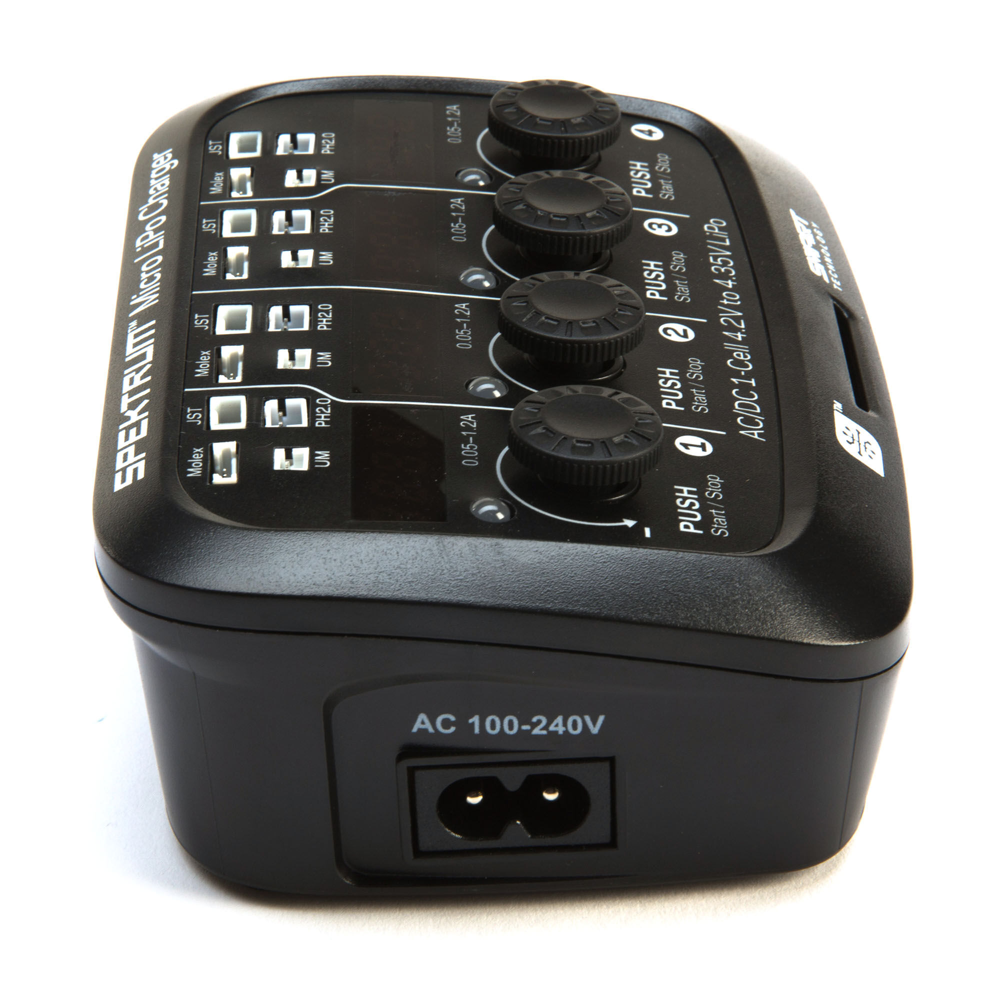 Spektrum S44 Micro 4-port AC/DC 1S LiPo Charger