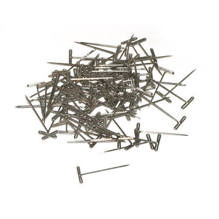 Dubro Products T-Pins, Nickel Plated, 1" (100)