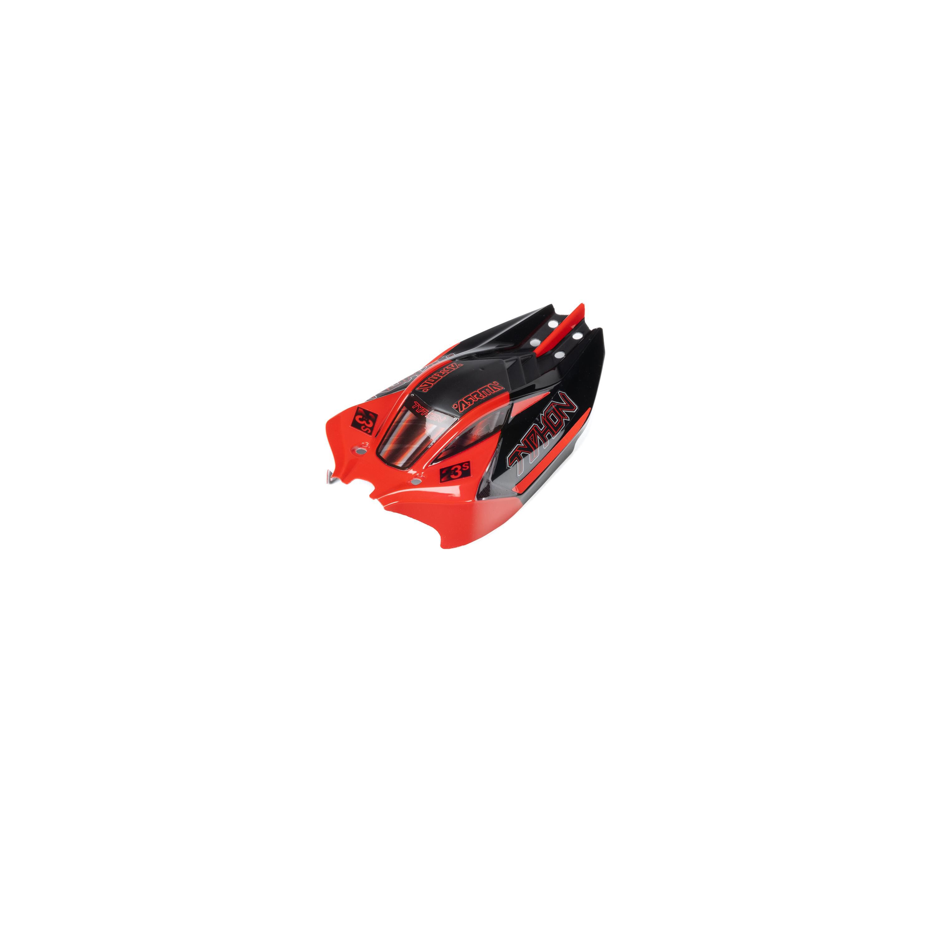 ARRMA TYPHON GROM Body, Red/Black
