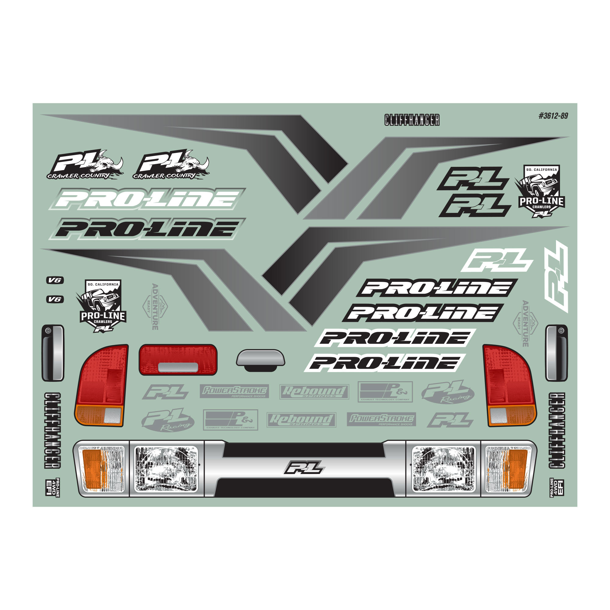 Pro-Line Racing 1/6 Cliffhanger High Performance Clear Body: SCX6