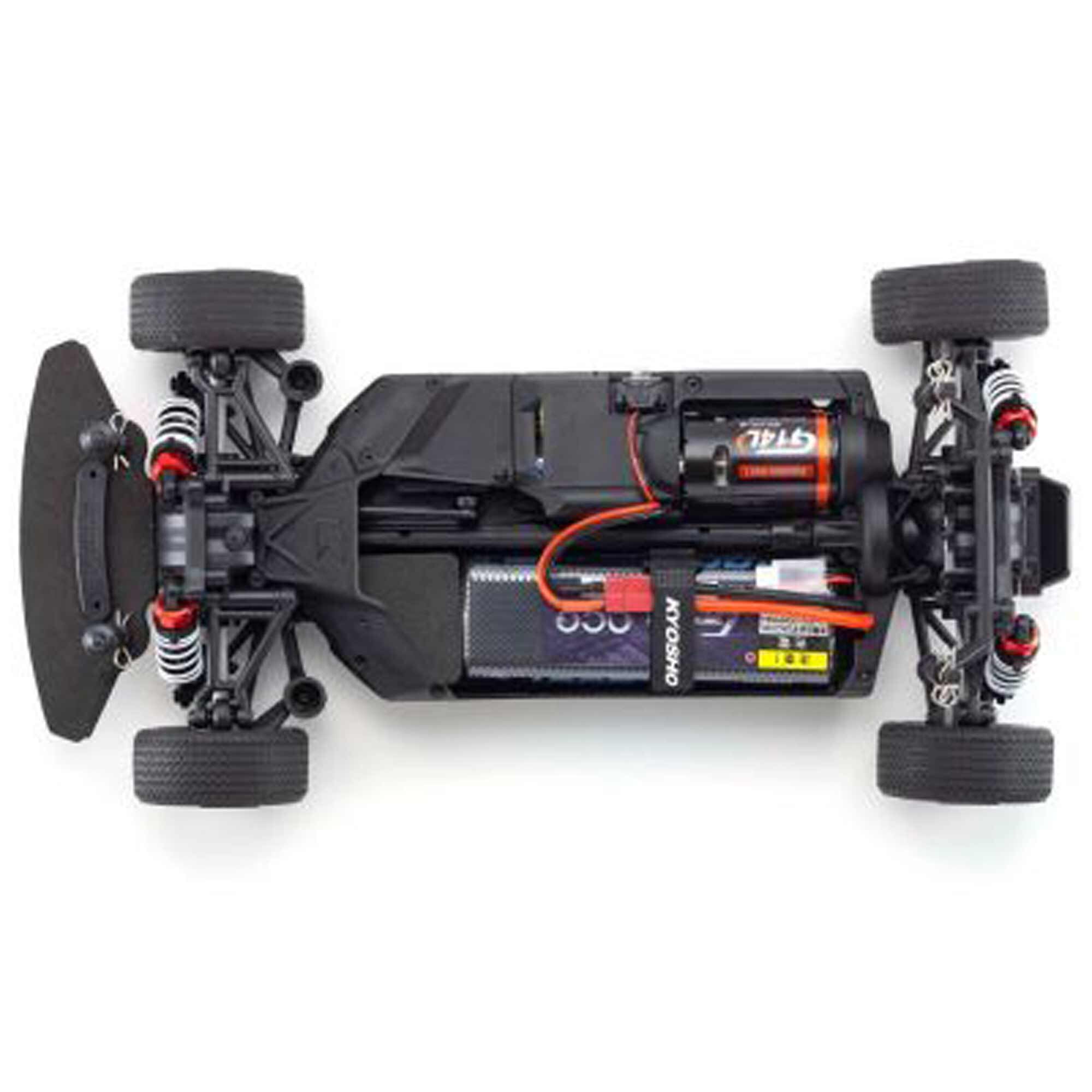 Kyosho 1/10 1967 Pontiac GTO Fazer Mk2 FZ02L Brushed 4x4 On-Road Touring RTR, Tyrol Blue