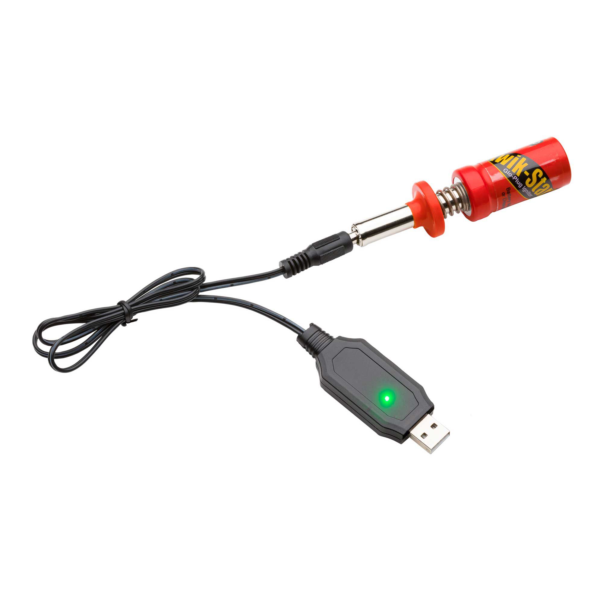 Dubro Products Kwik Start Glow Driver with USB Charger