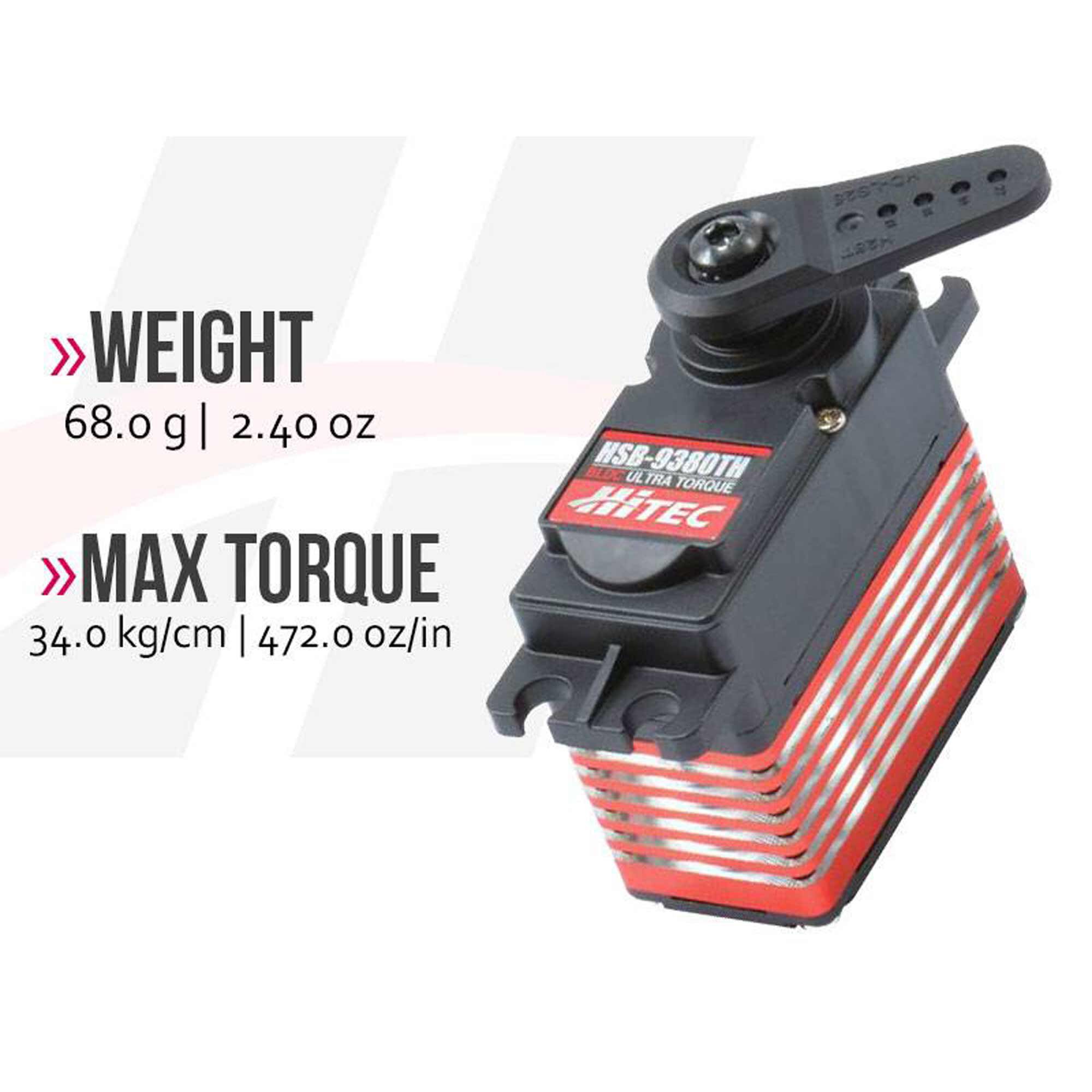 Hitec RCD Inc. HSB-9380TH High Speed, Brushless, Titanium Gear Servo