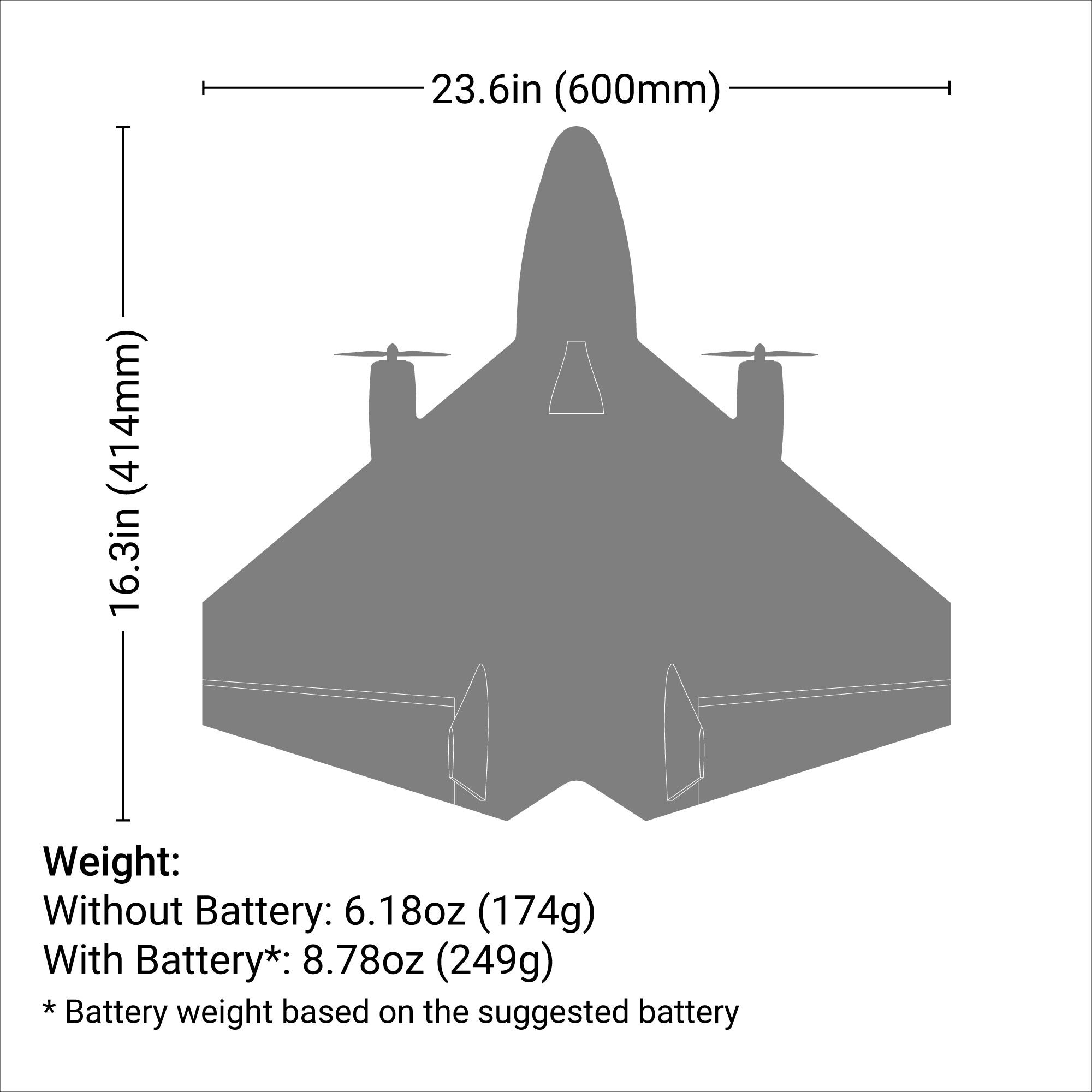 E-flite Ultrix 600mm BNF Basic