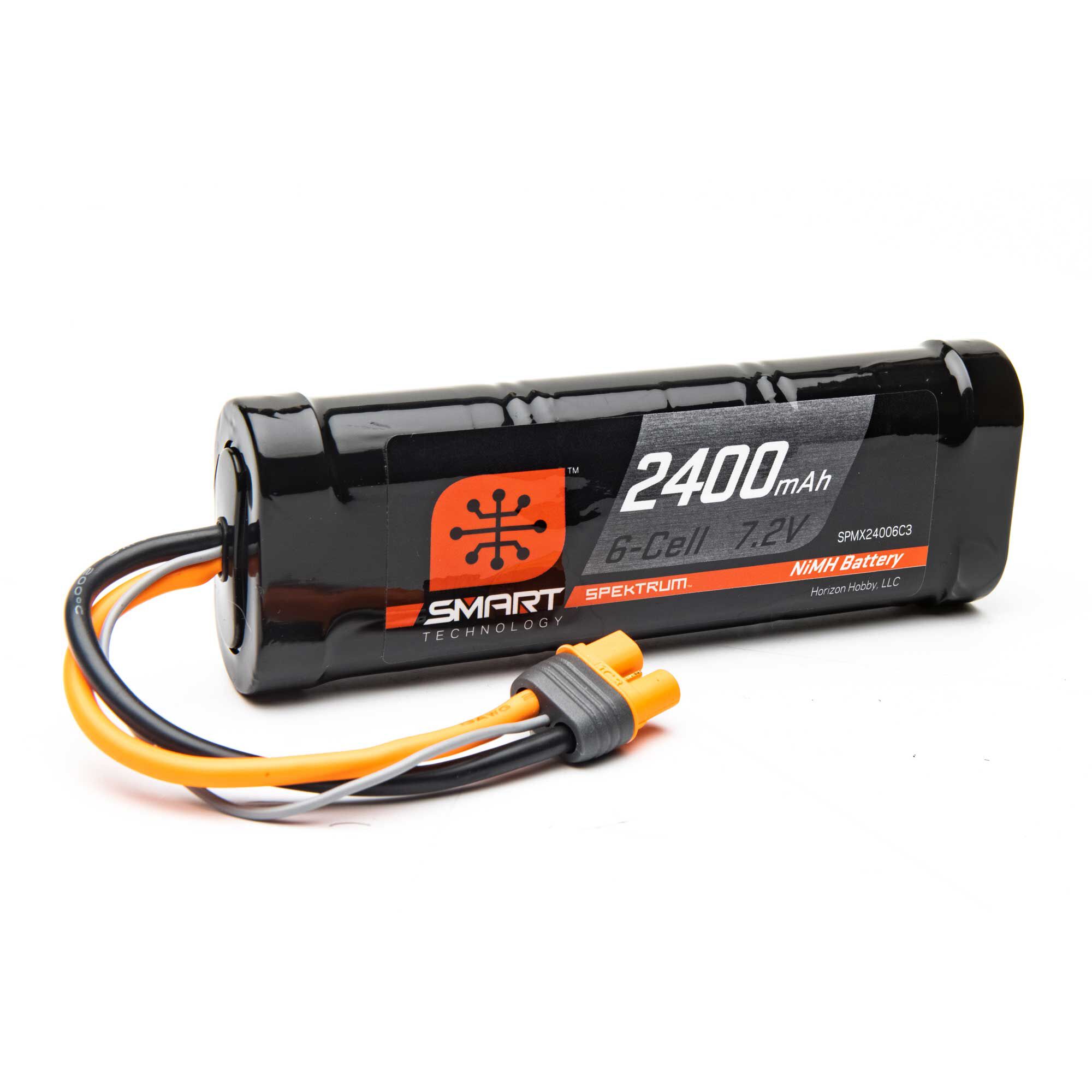 Spektrum Accessories 2400mAh 6-Cell 7.2V Smart NiMH Battery IC3