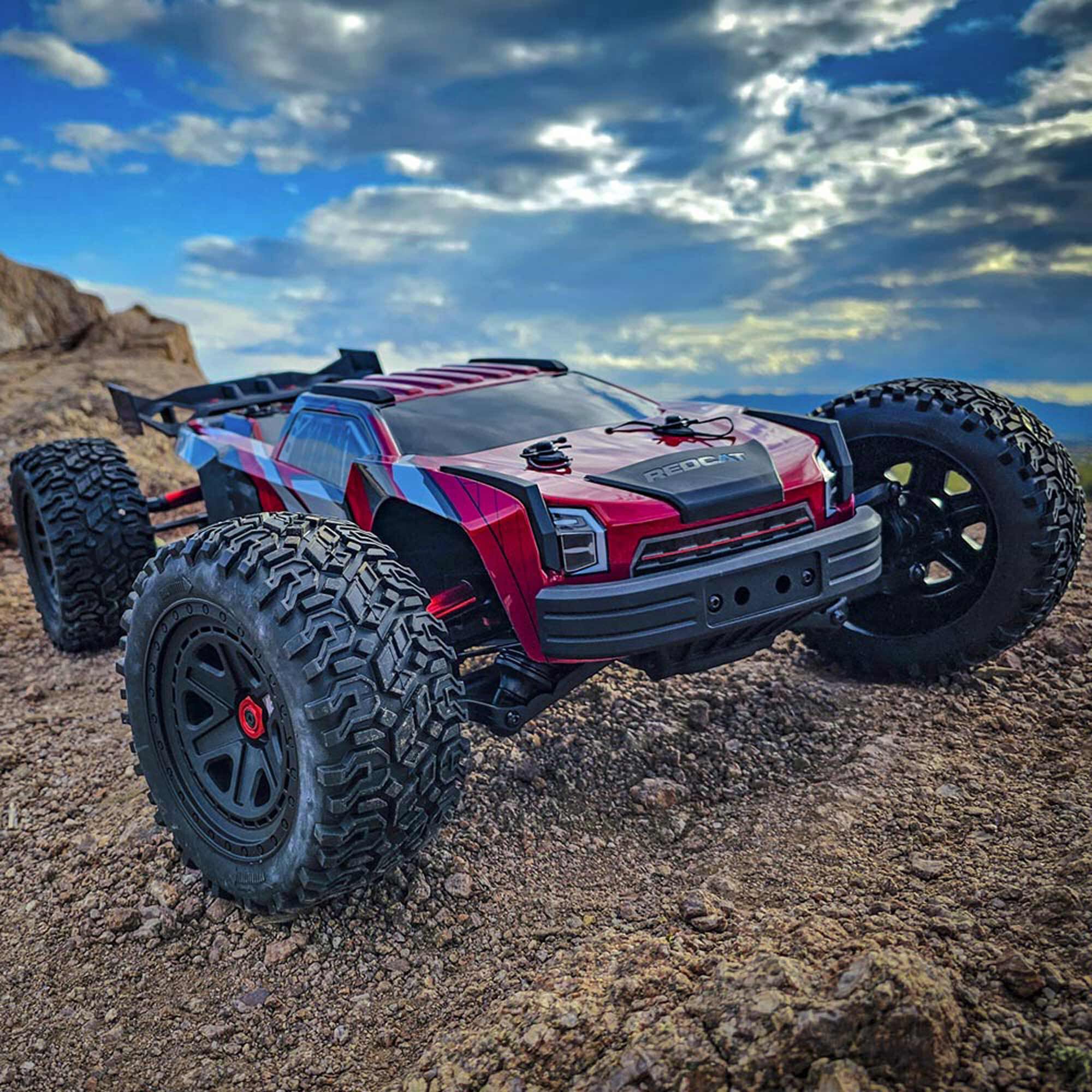 Redcat Racing 1/6 Machete 4S Brushless Electric Monster Truck, Red