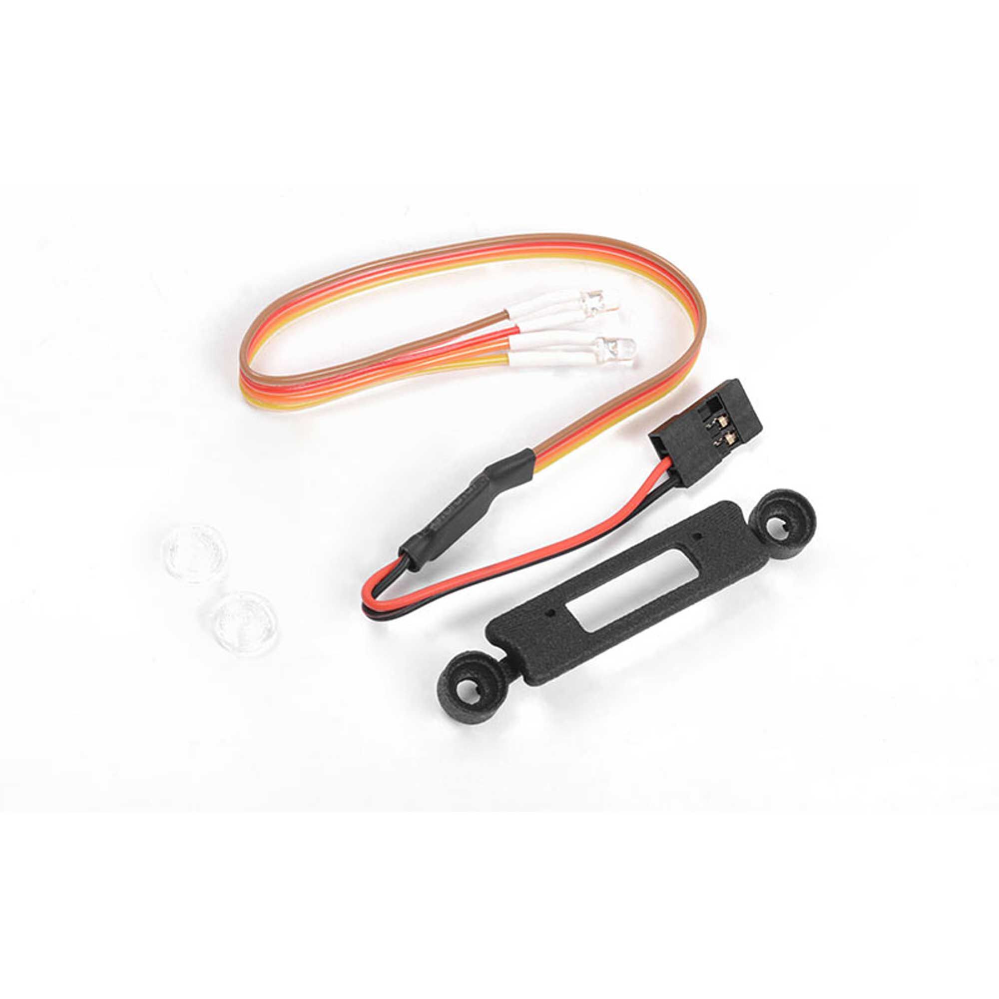 RC4WD Headlight Insert with LED Light: SCX24 JLU