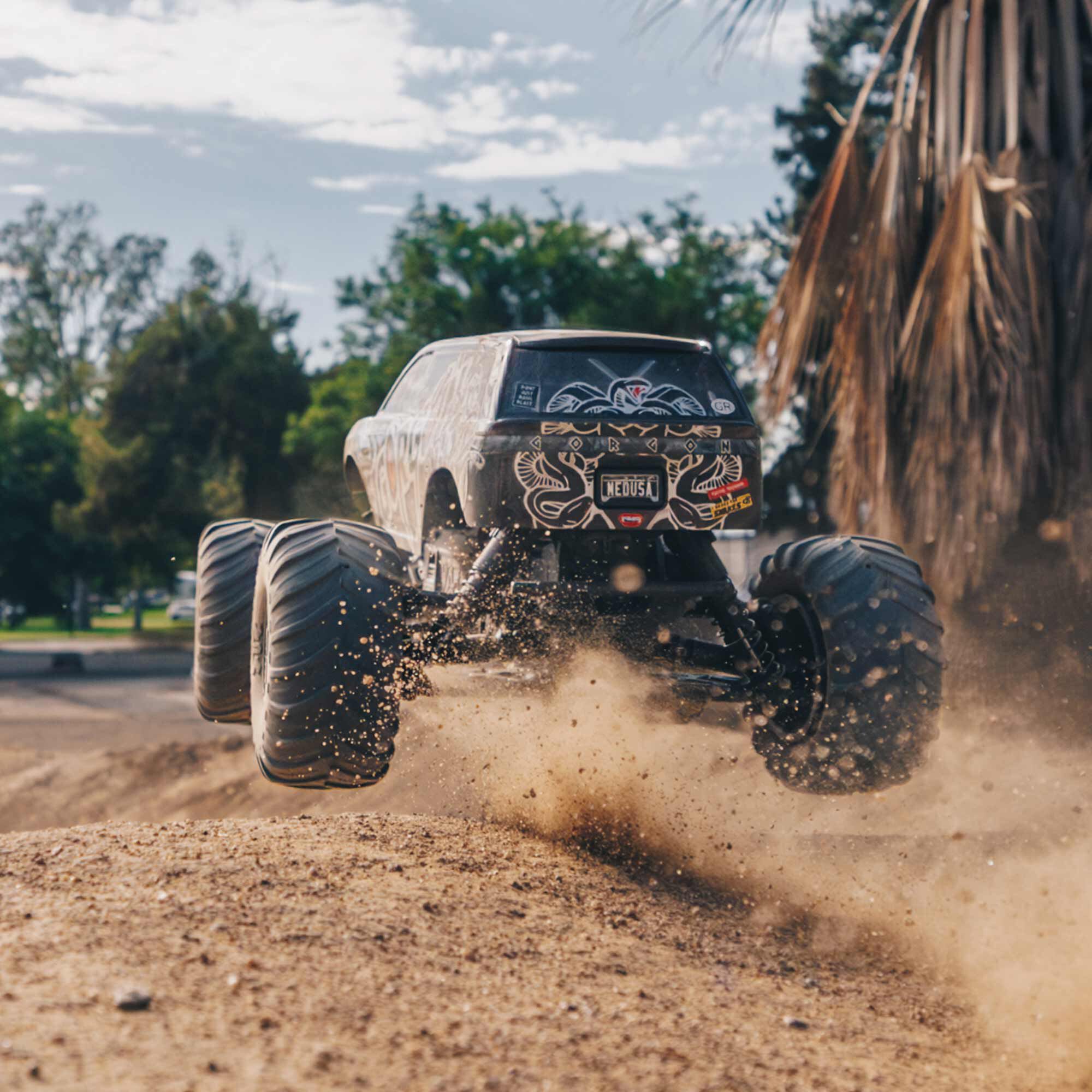 ARRMA 1/10 GORGON 2WD RTA Kit Brushed Monster Truck (Battery & Charger Included), Gun Metal