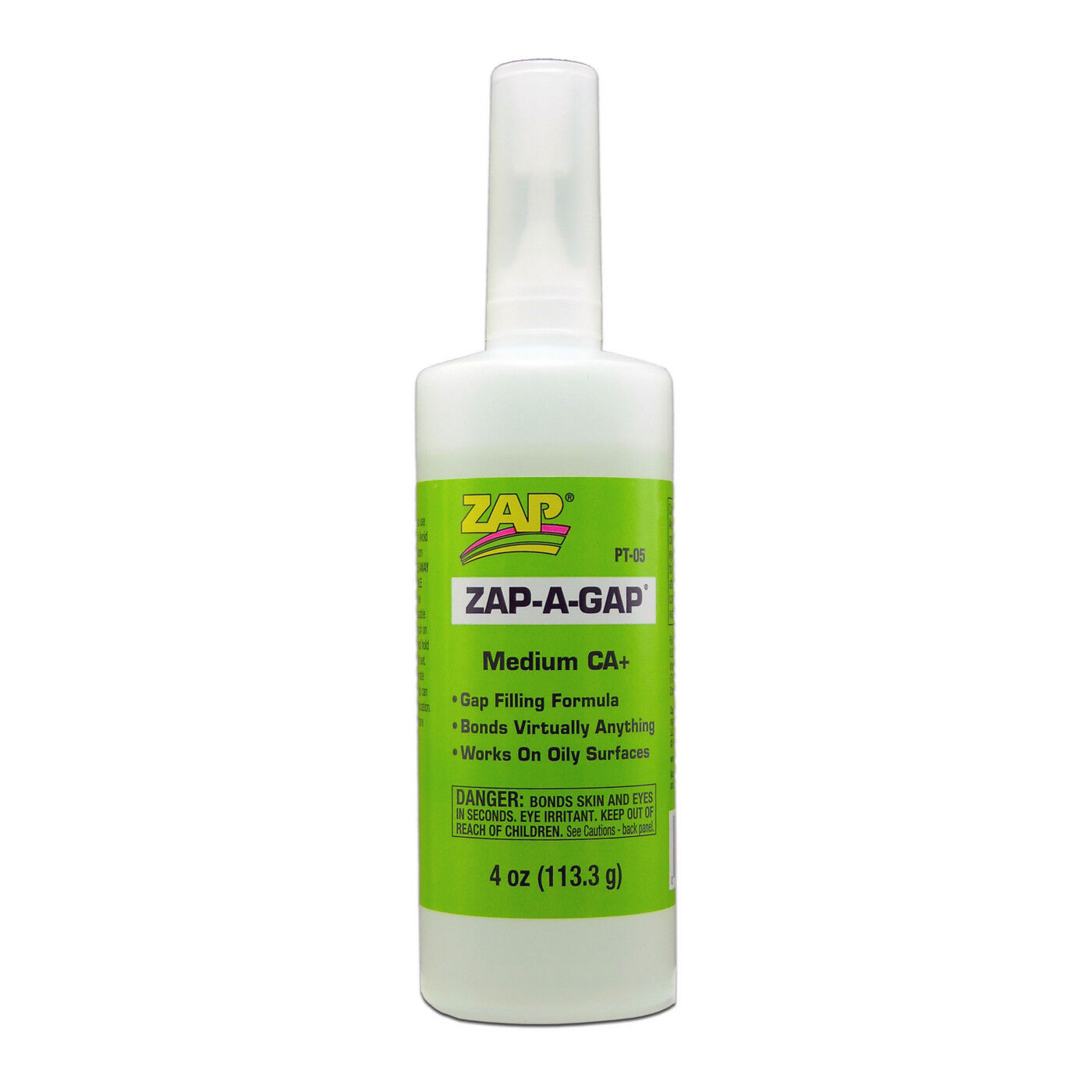 ZAP Glue Zap-A-Gap Medium CA+ Glue (1), 4 oz
