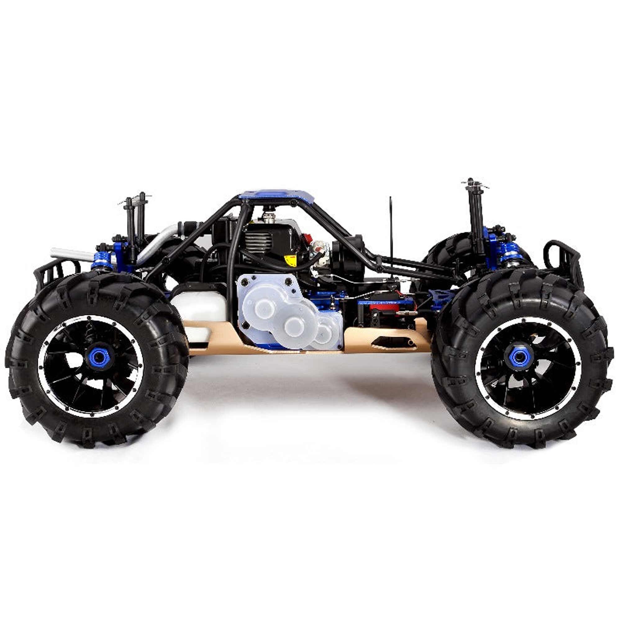 Redcat Racing 1/5 Rampage MT V3 4X4 Gas Monster Truck RTR, Orange Flame