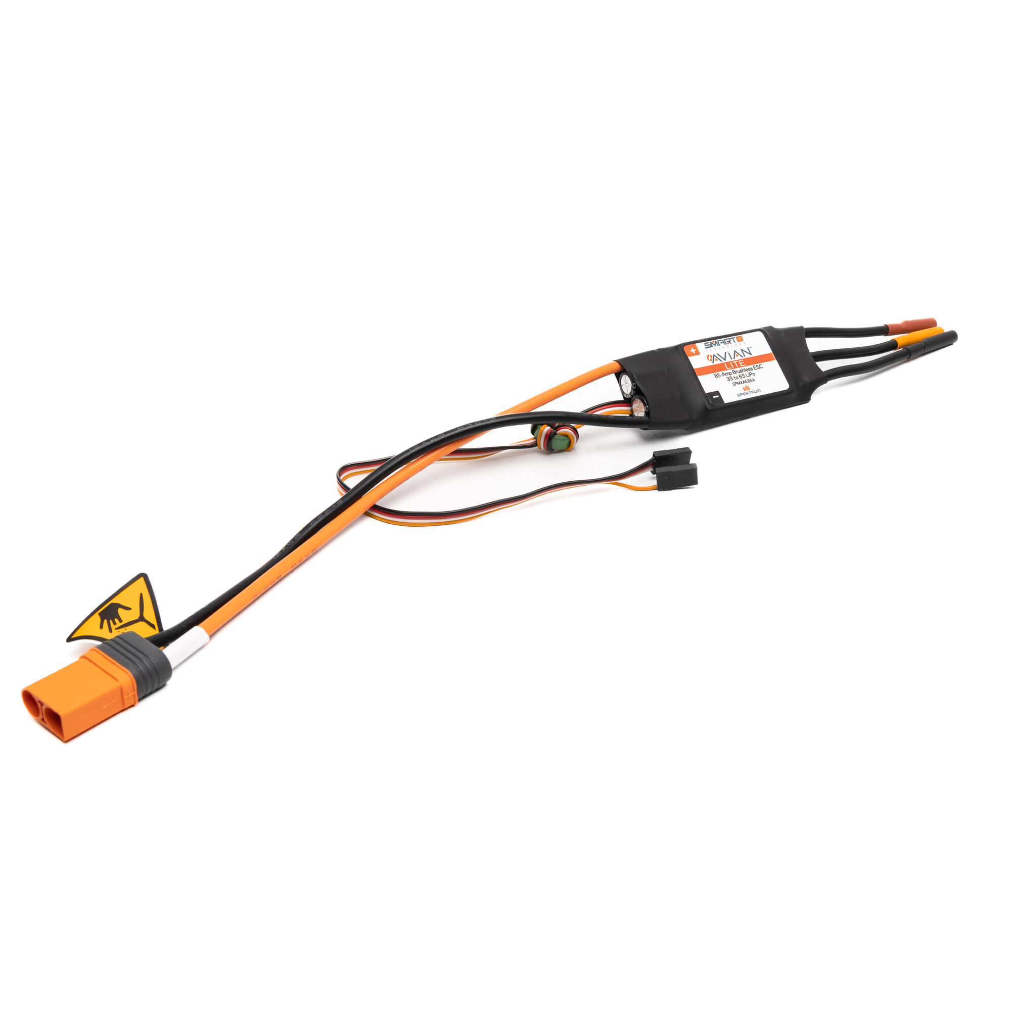 Spektrum Accessories Avian 85-Amp Smart Lite Brushless ESC, 3S-6S: IC5