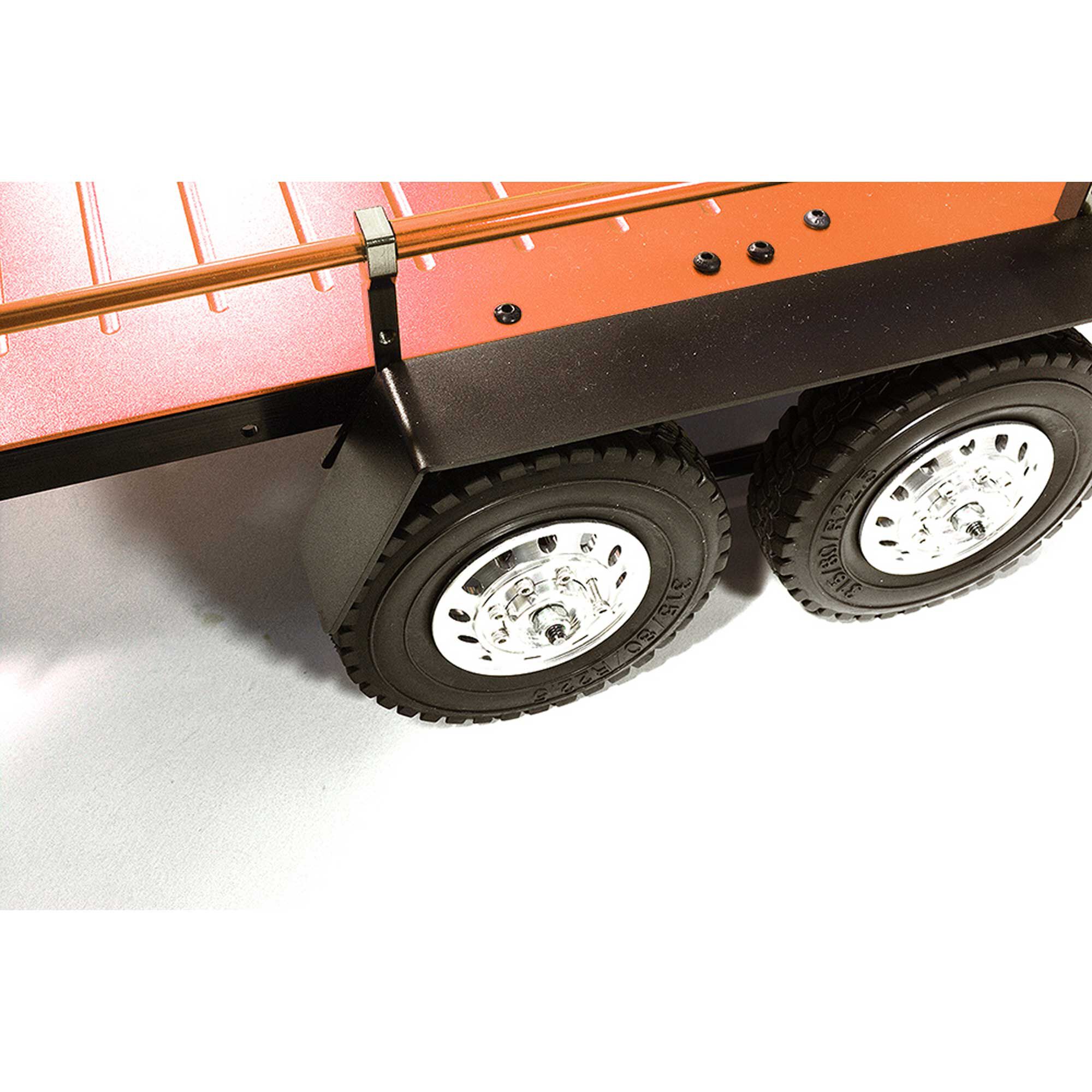 Integy Alloy Flatbed Dual Axle Car Trailer, Orange: 1/10 RC