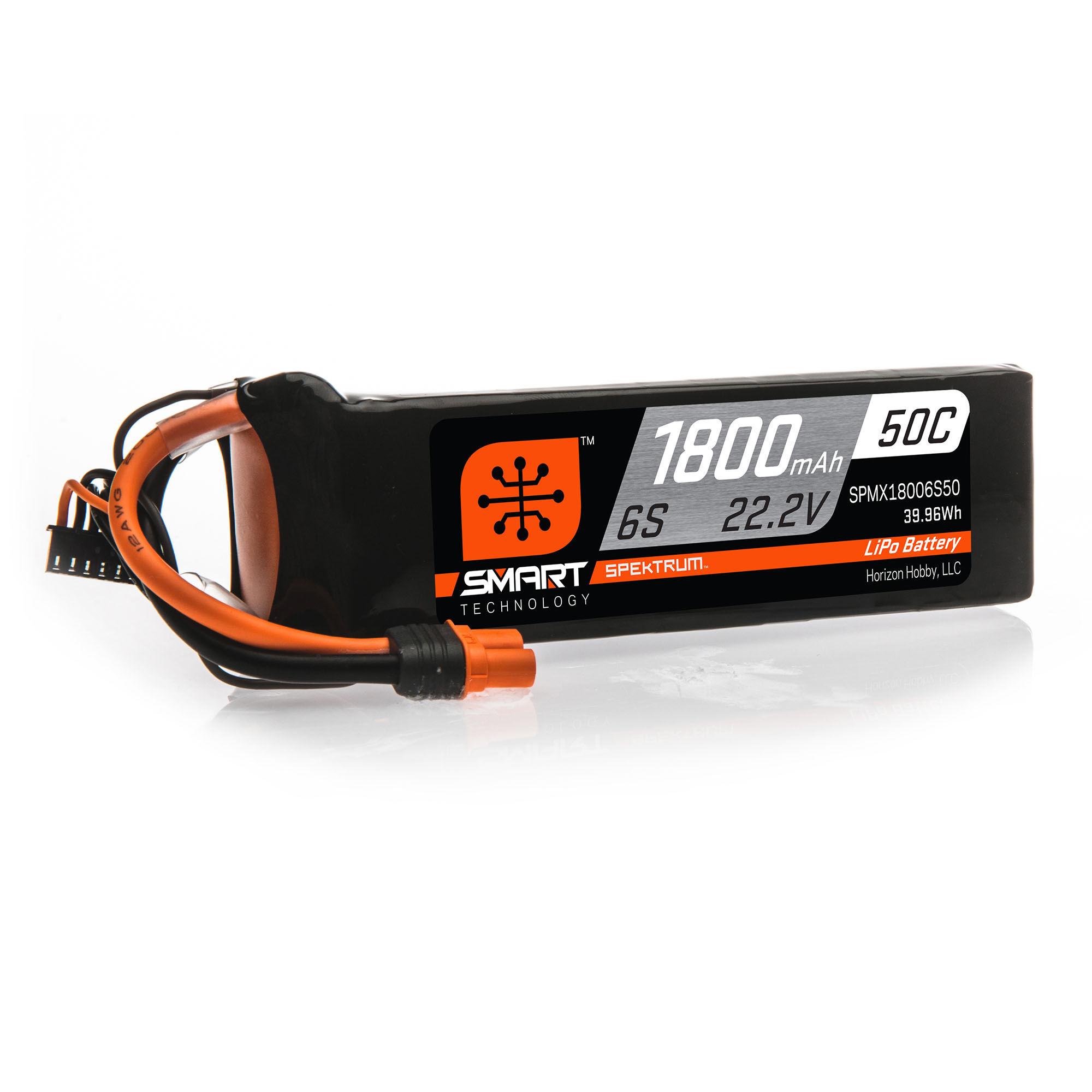Spektrum Accessories 22.2V 1800mAh 6S 50C Smart LiPo Battery: IC3