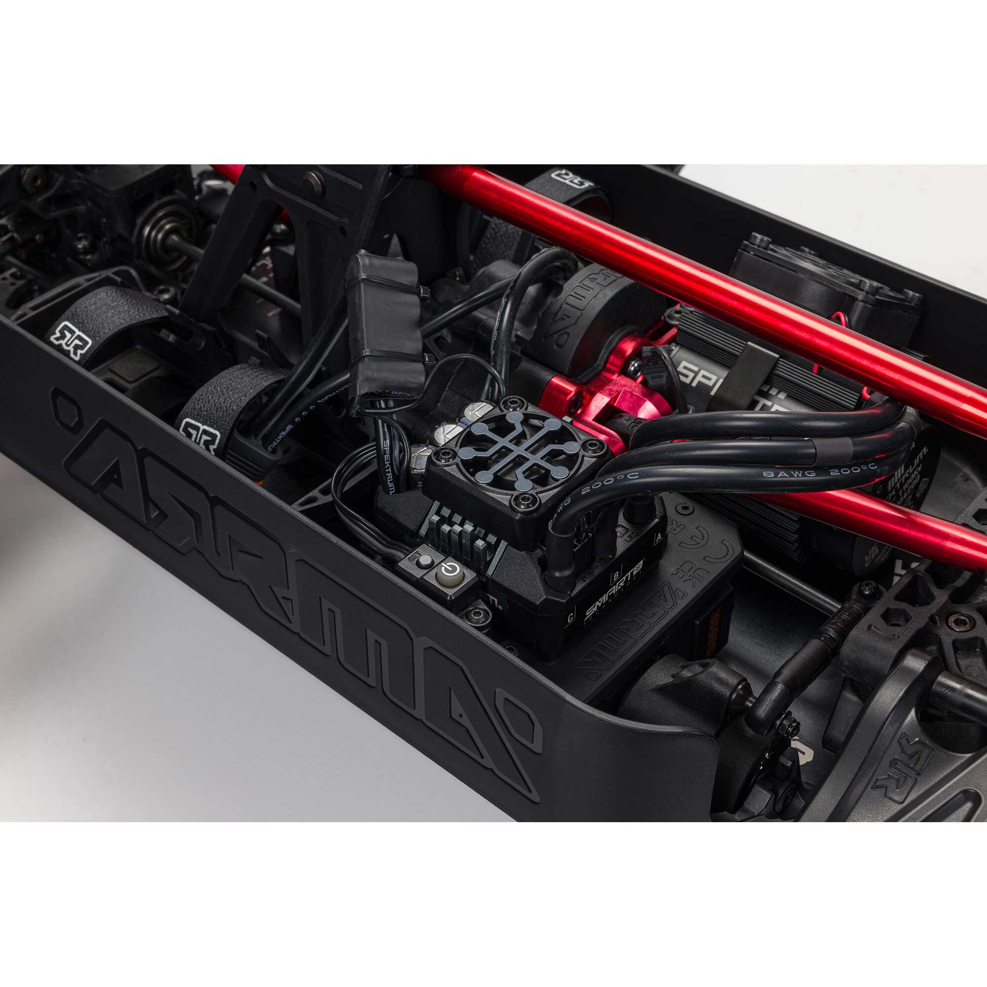 ARRMA 1/5 OUTCAST 8S EXB AVC 4X4 RTR Brushless Stunt Truck, Black