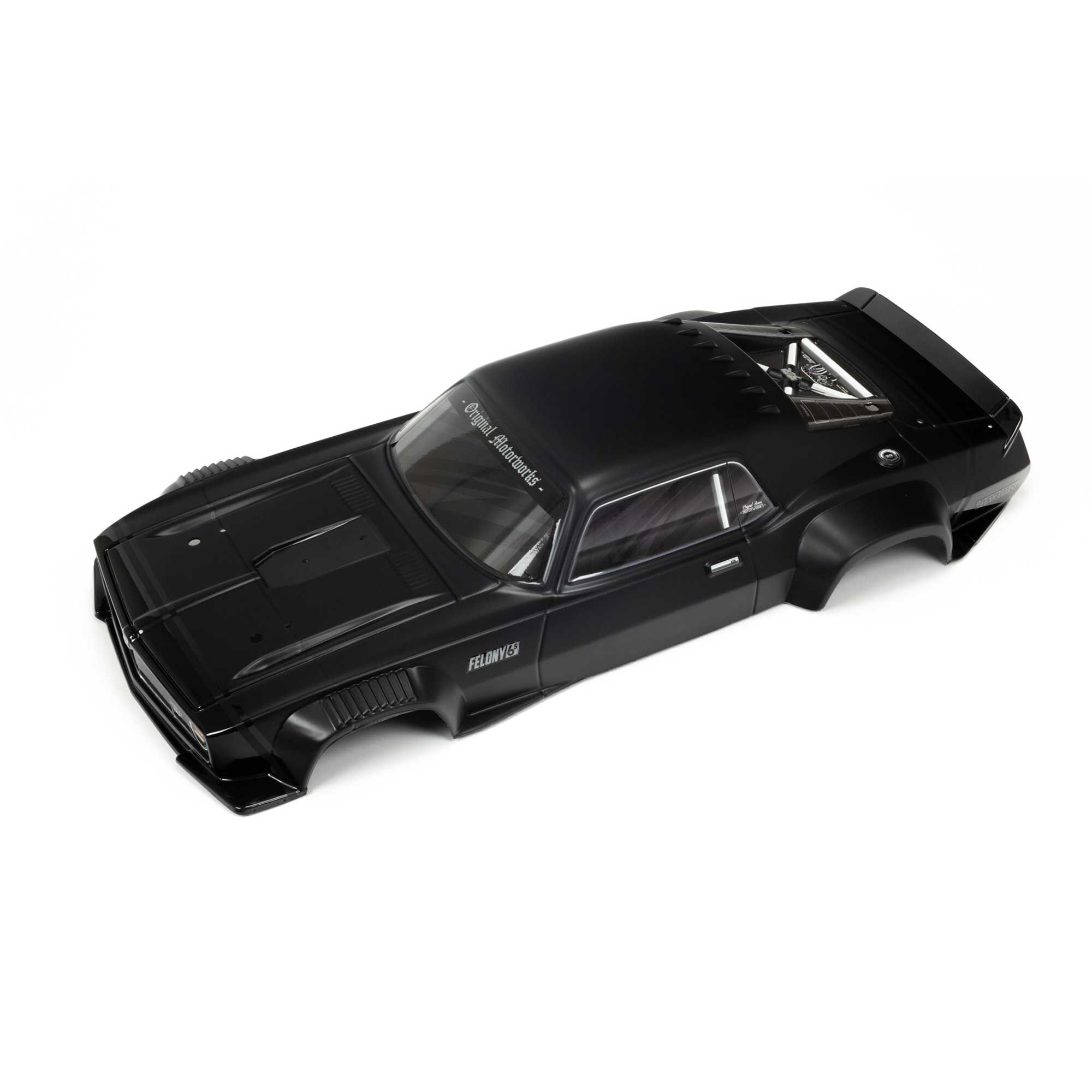 ARRMA 1/7 Painted Body, Black: FELONY 6S BLX