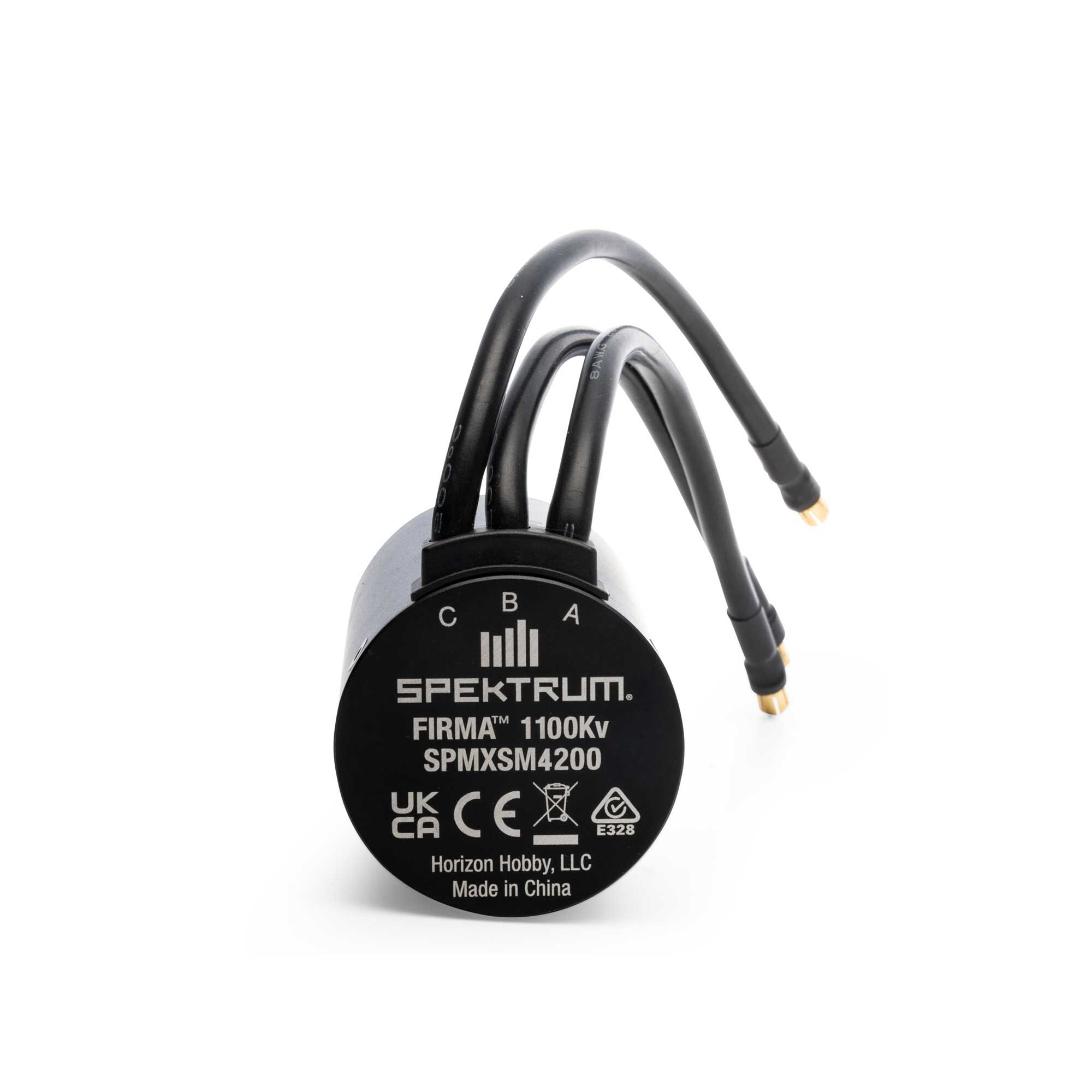 Spektrum Accessories Firma 5687 1100KV 4-Pole Brushless Motor, 8mm