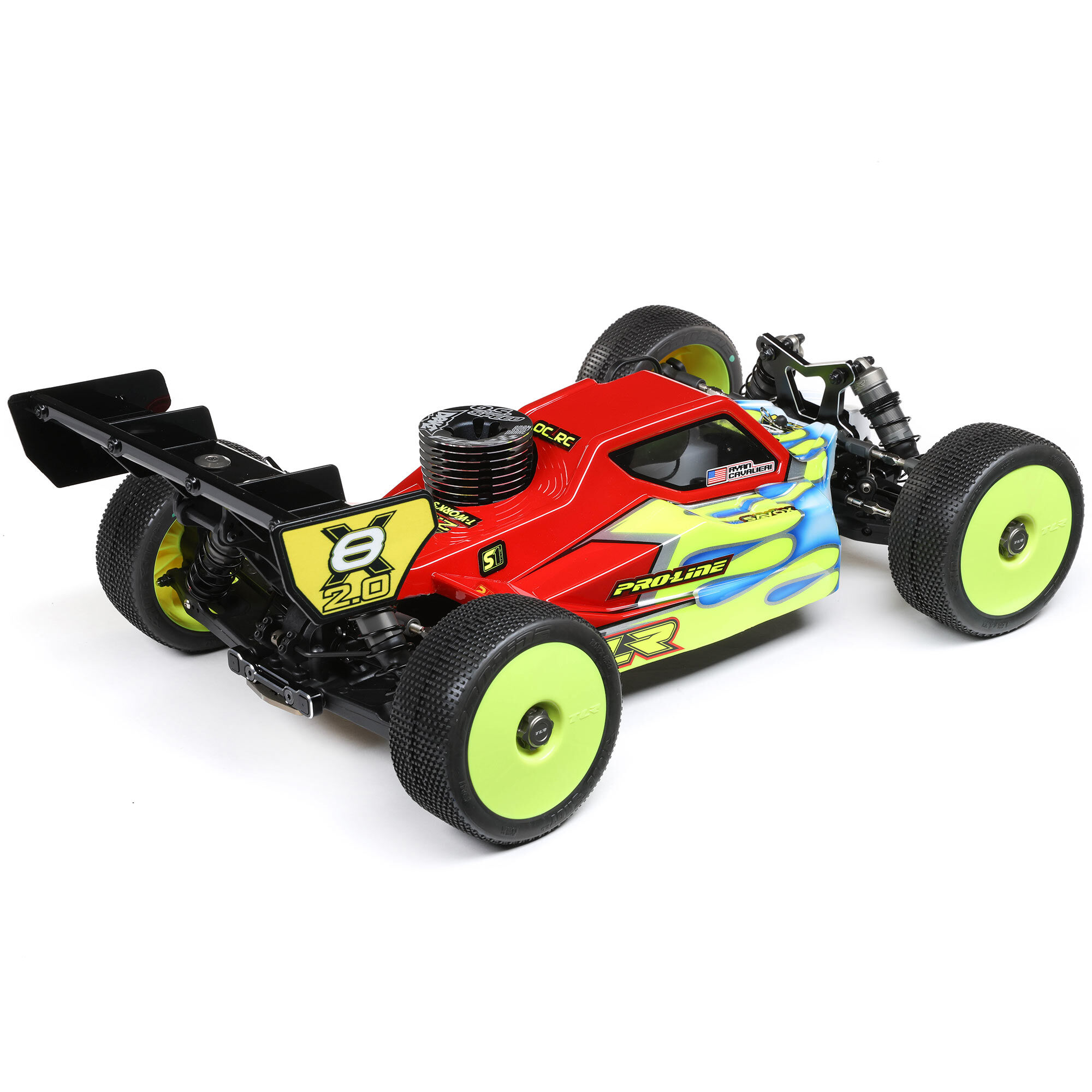 Team Losi Racing 1/8 8IGHT-X/E 2.0 Combo 4X4 Nitro/Electric Race Buggy Kit