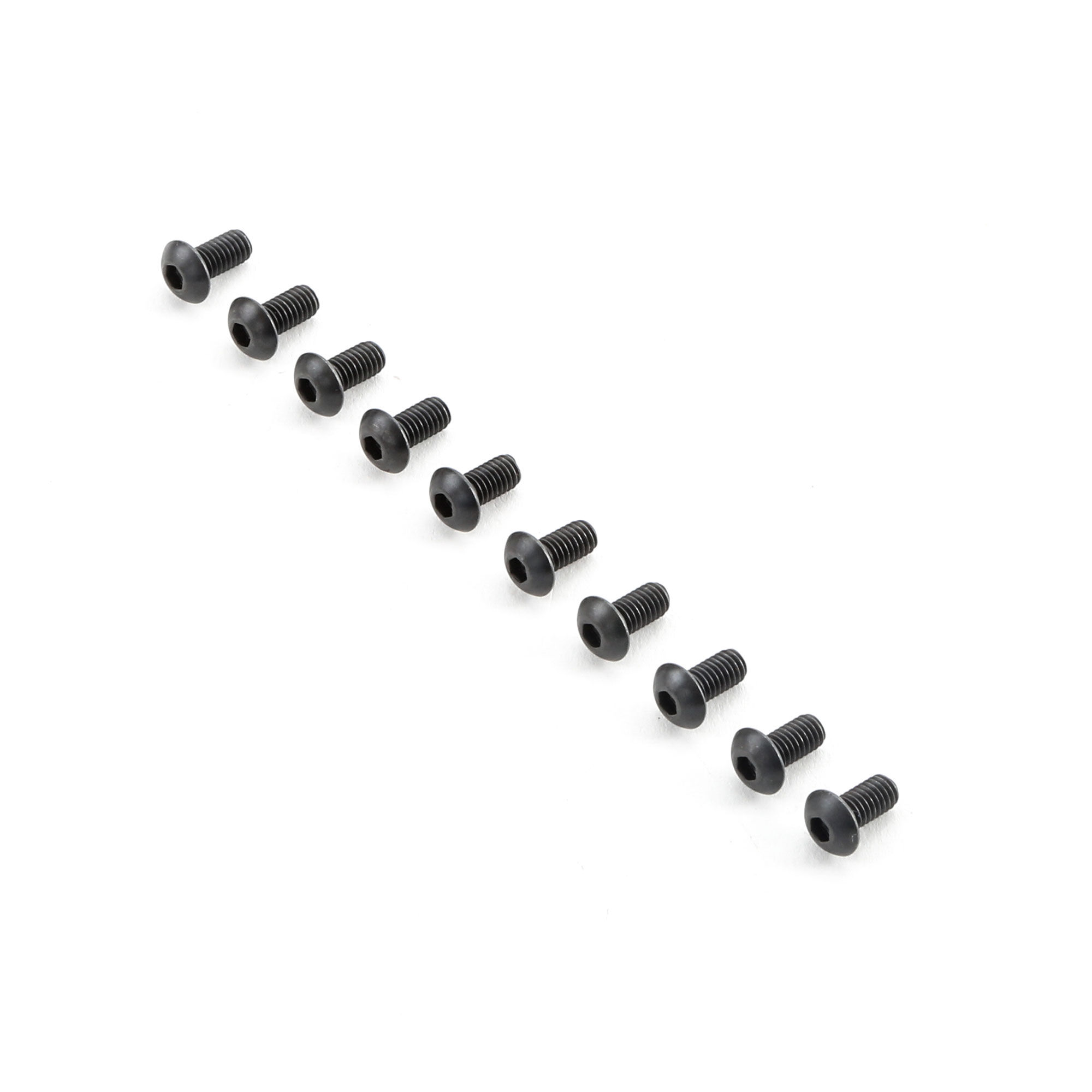 Team Losi Racing Button Head Screws M4x8mm (10)