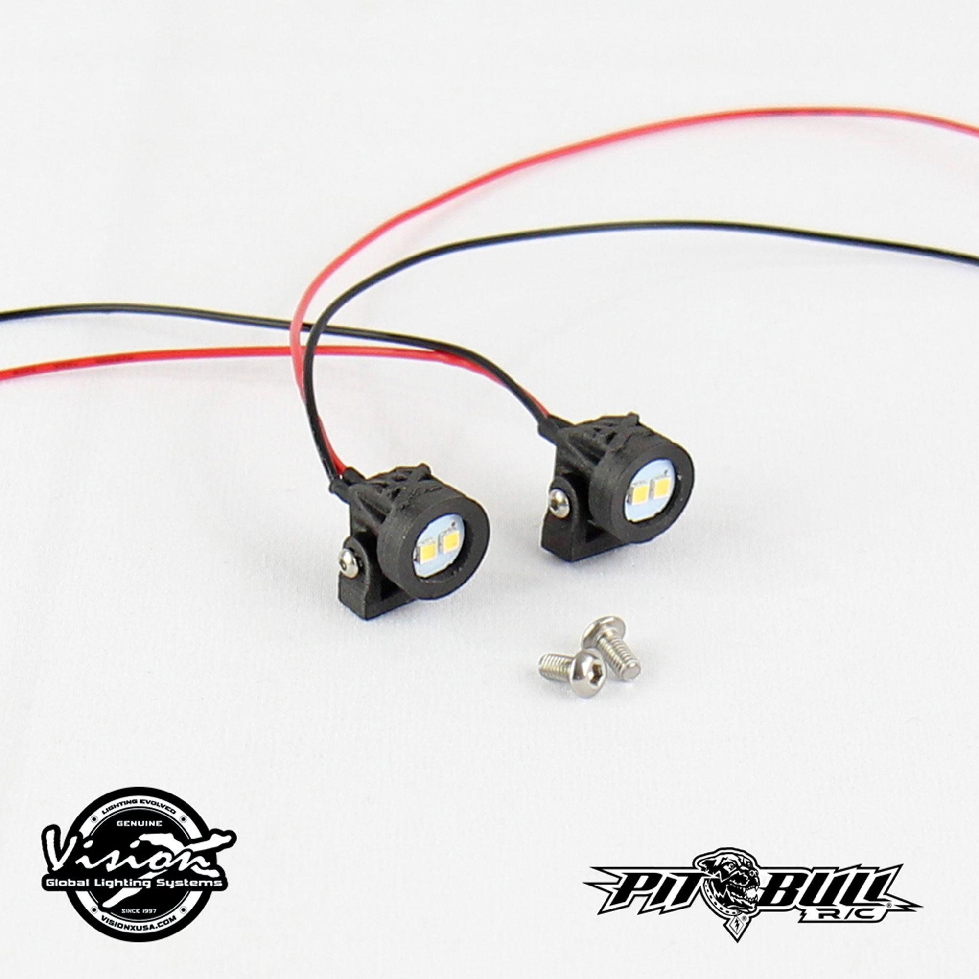 Pit Bull Xtreme RC VisionX Optimus LED Pod Lights Round (2)