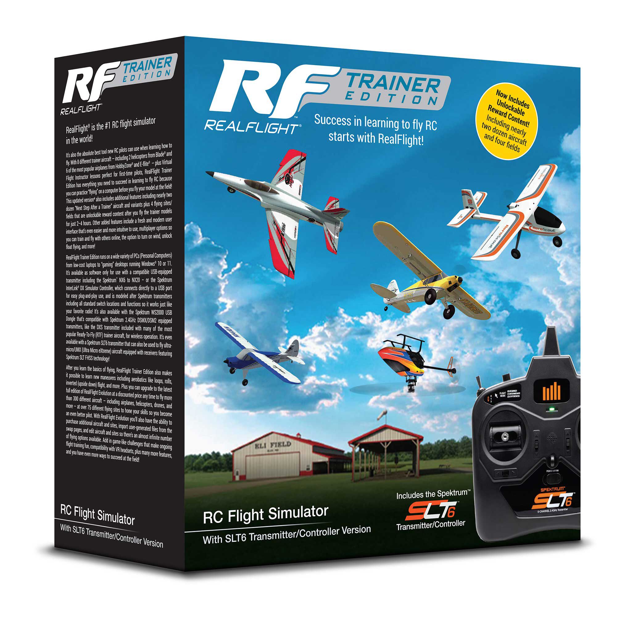 RealFlight RealFlight Trainer Edition RC Flight Simulator with SLT6 Transmitter/Controller