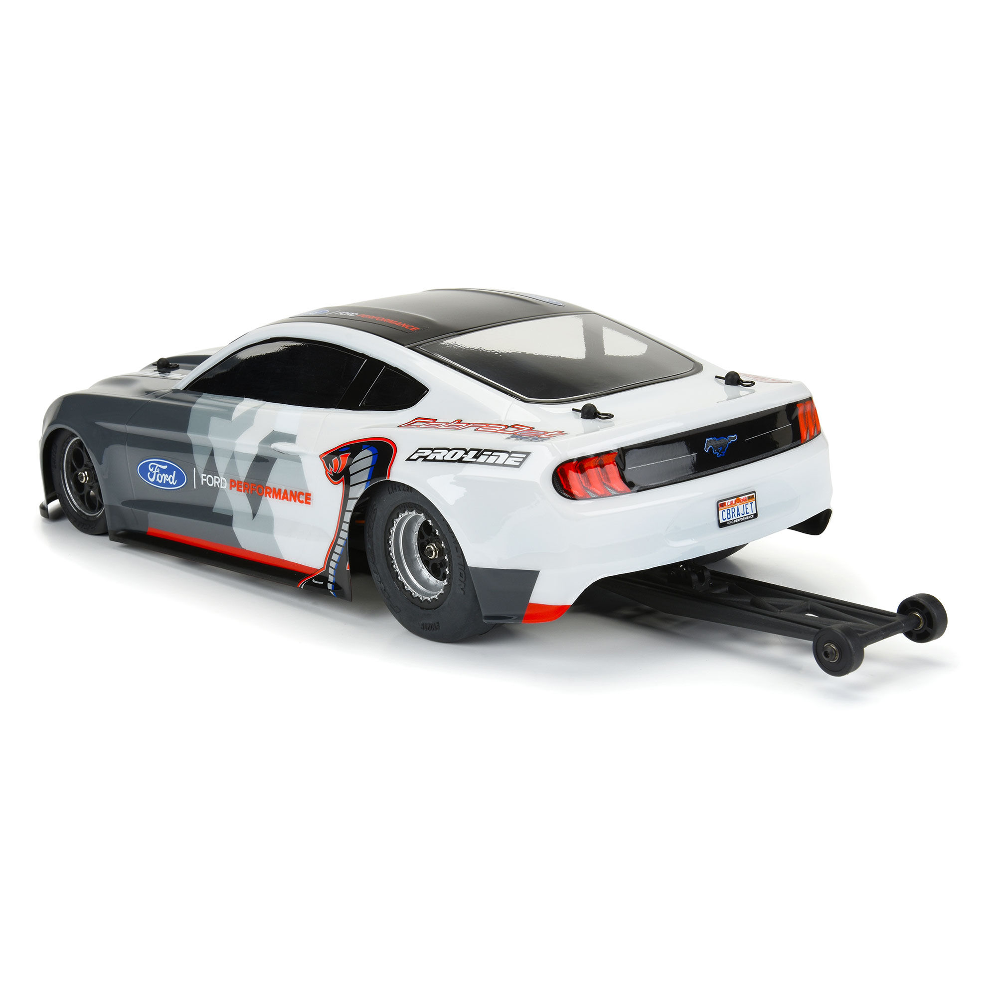 Pro-Line Racing 1/16 2021 Ford Mustang Cobra Jet Clear Body: Losi Mini Drag Car