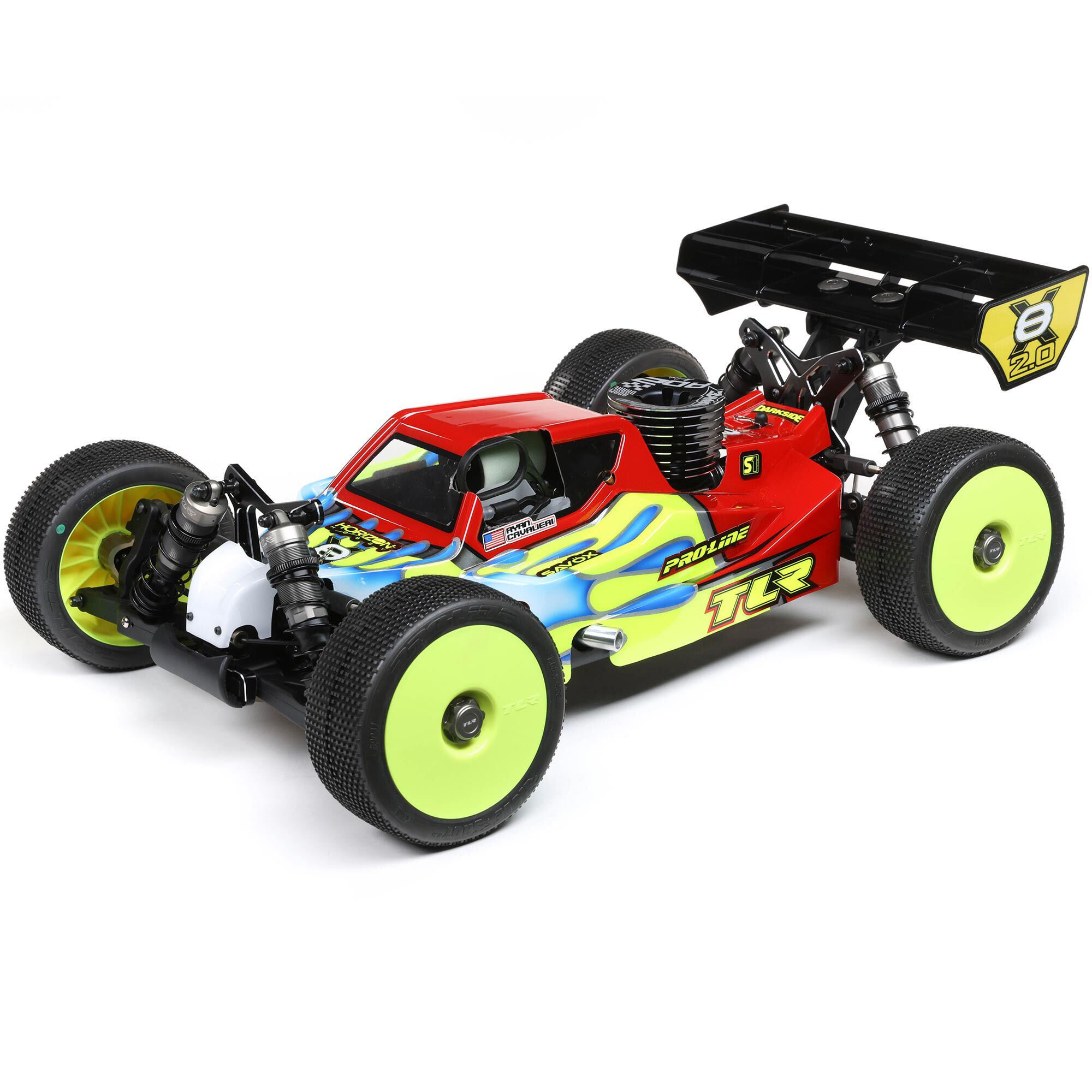 Team Losi Racing 1/8 8IGHT-X/E 2.0 Combo 4X4 Nitro/Electric Race Buggy Kit