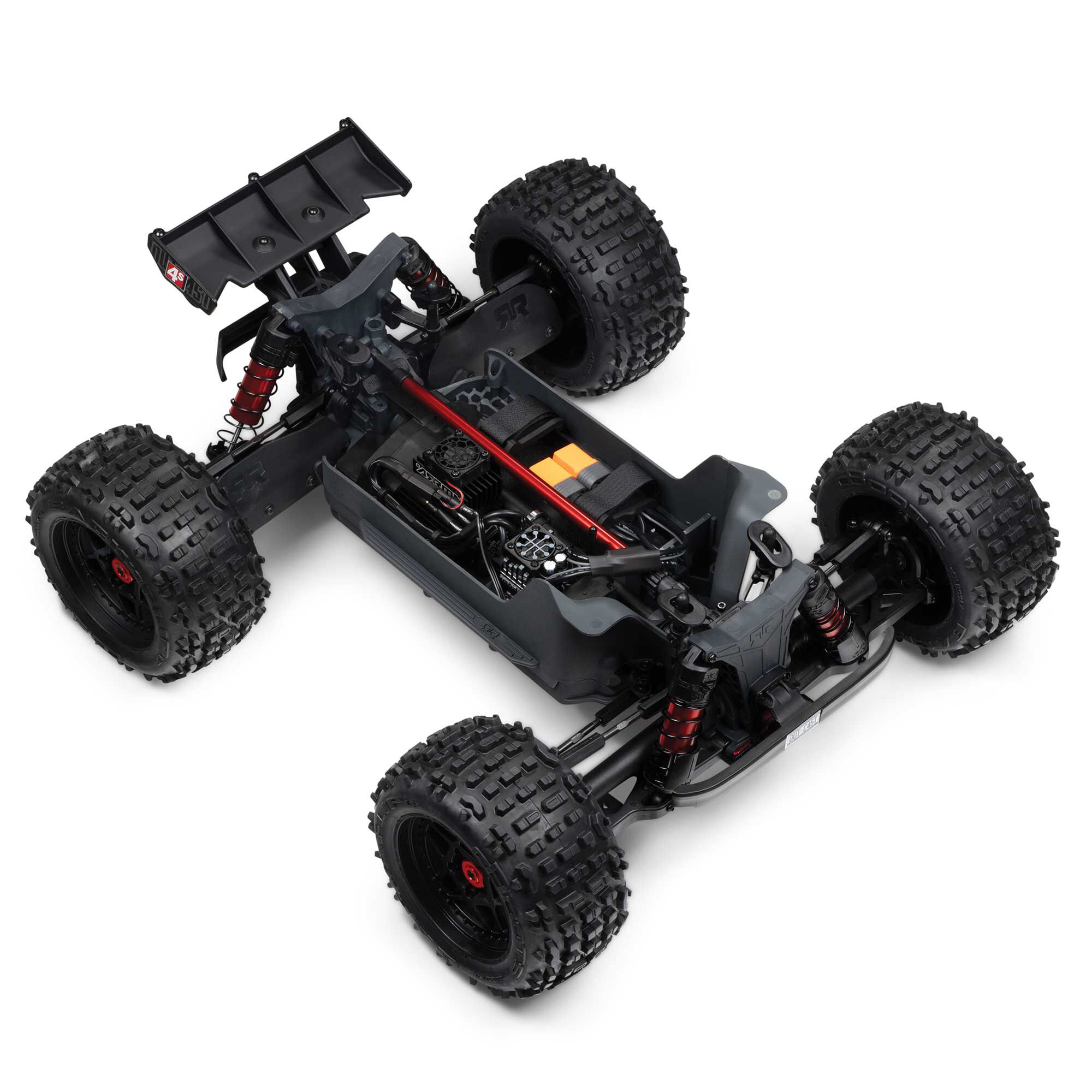 ARRMA 1/10 OUTCAST 4S 4X4 RTR Brushless Stunt Truck, Gun Metal