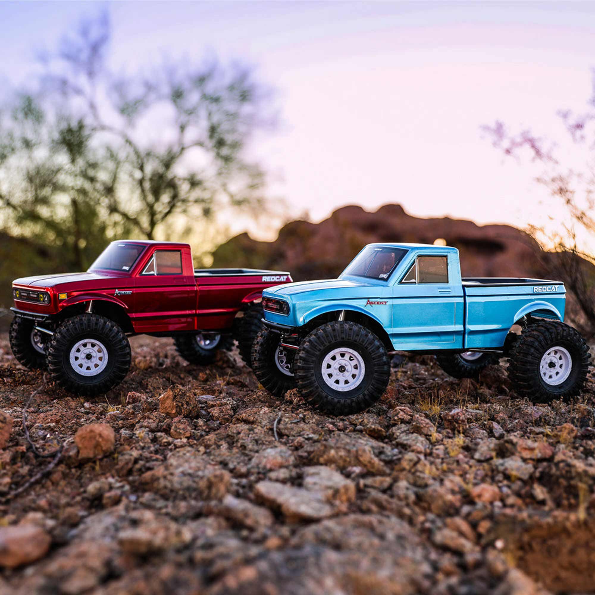 Redcat Racing 1/10 Ascent LCG Two-Piece Pinched & Dovetailed Body Rock Crawler RTR, Blue